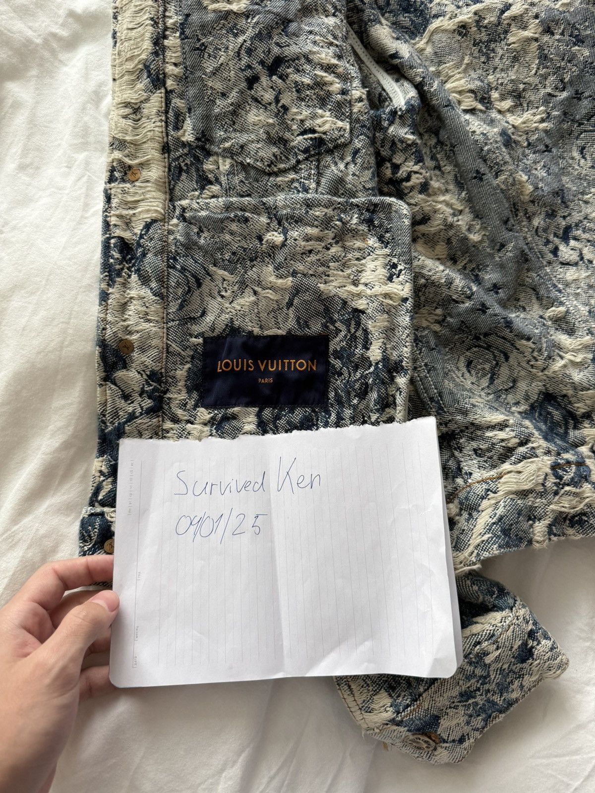 Louis Vuitton Virgil Abloh Tapestry Denim Jacket Louis Vuitton Size US S / EU 44-46 / 1 - 6 Thumbnail