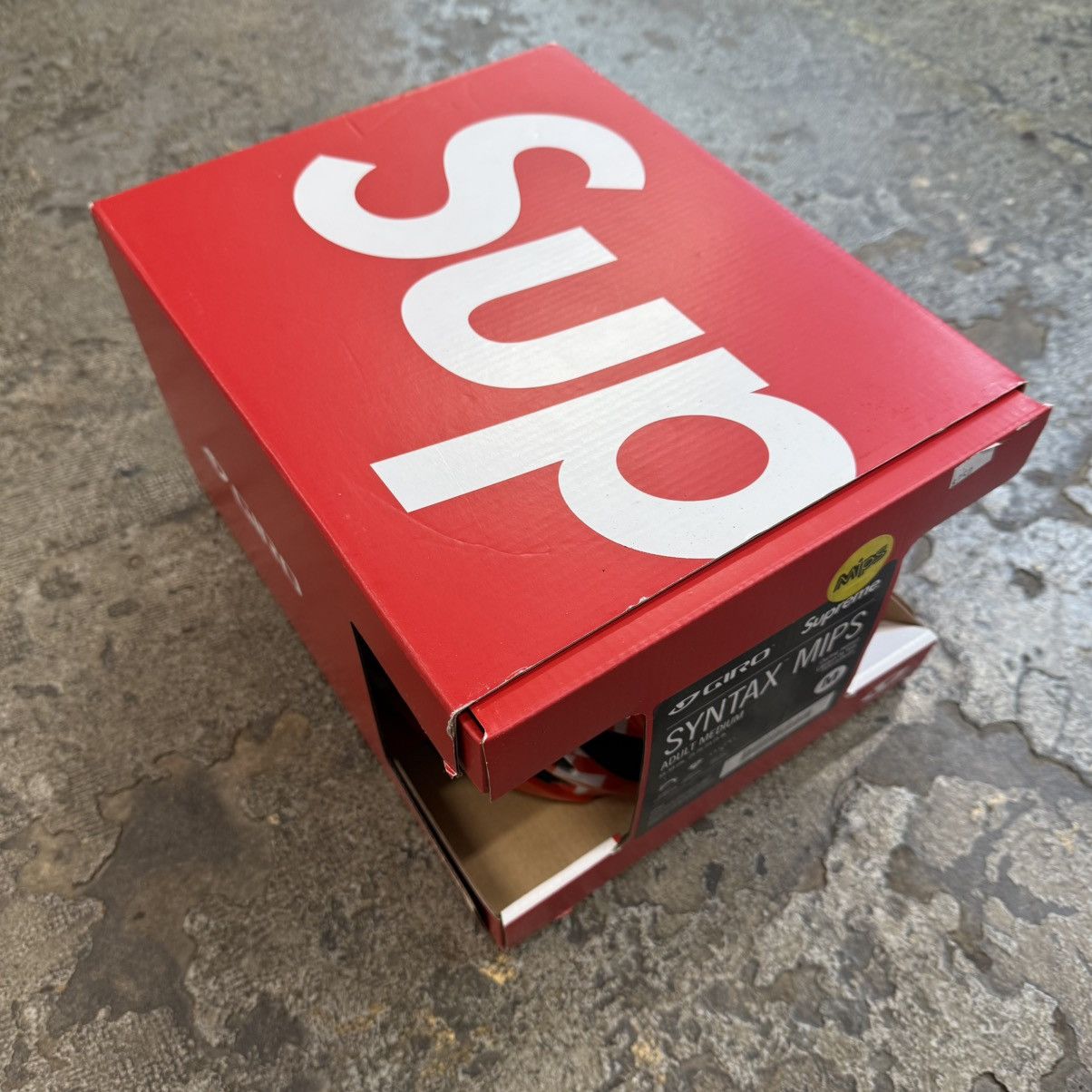 Supreme Supreme Red Biker Helmet Size ONE SIZE - 2 Thumbnail