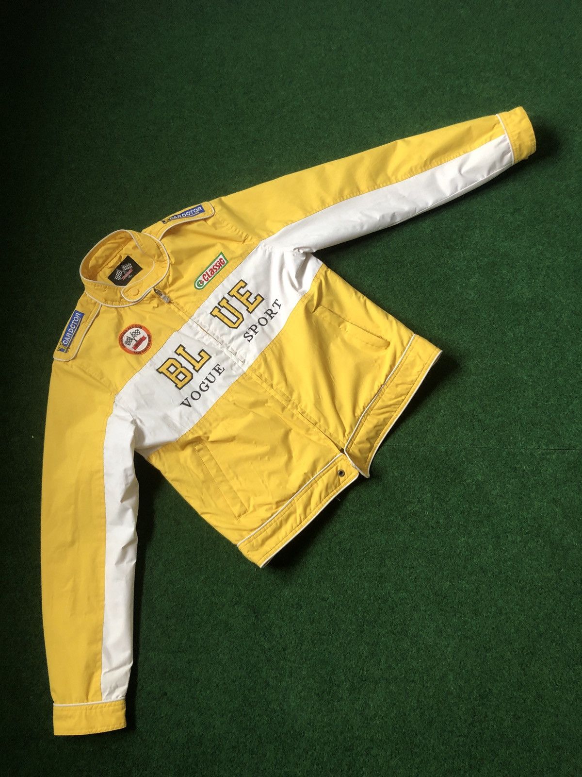 Hysteric Glamour VOGUE SPORT RACING JACKET VINTAGE F1 Y2K STREETWEAR