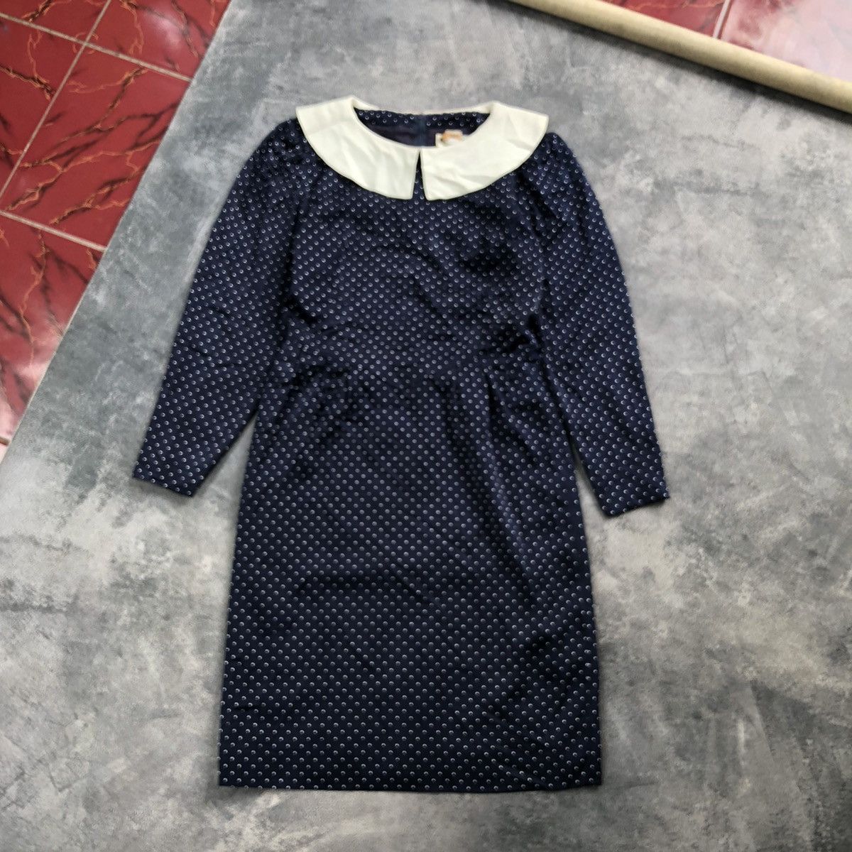 Hanae Mori Vintage HANAE MORI New York Print Silk Dress Size M / US 6-8 / IT 42-44 - 1 Thumbnail
