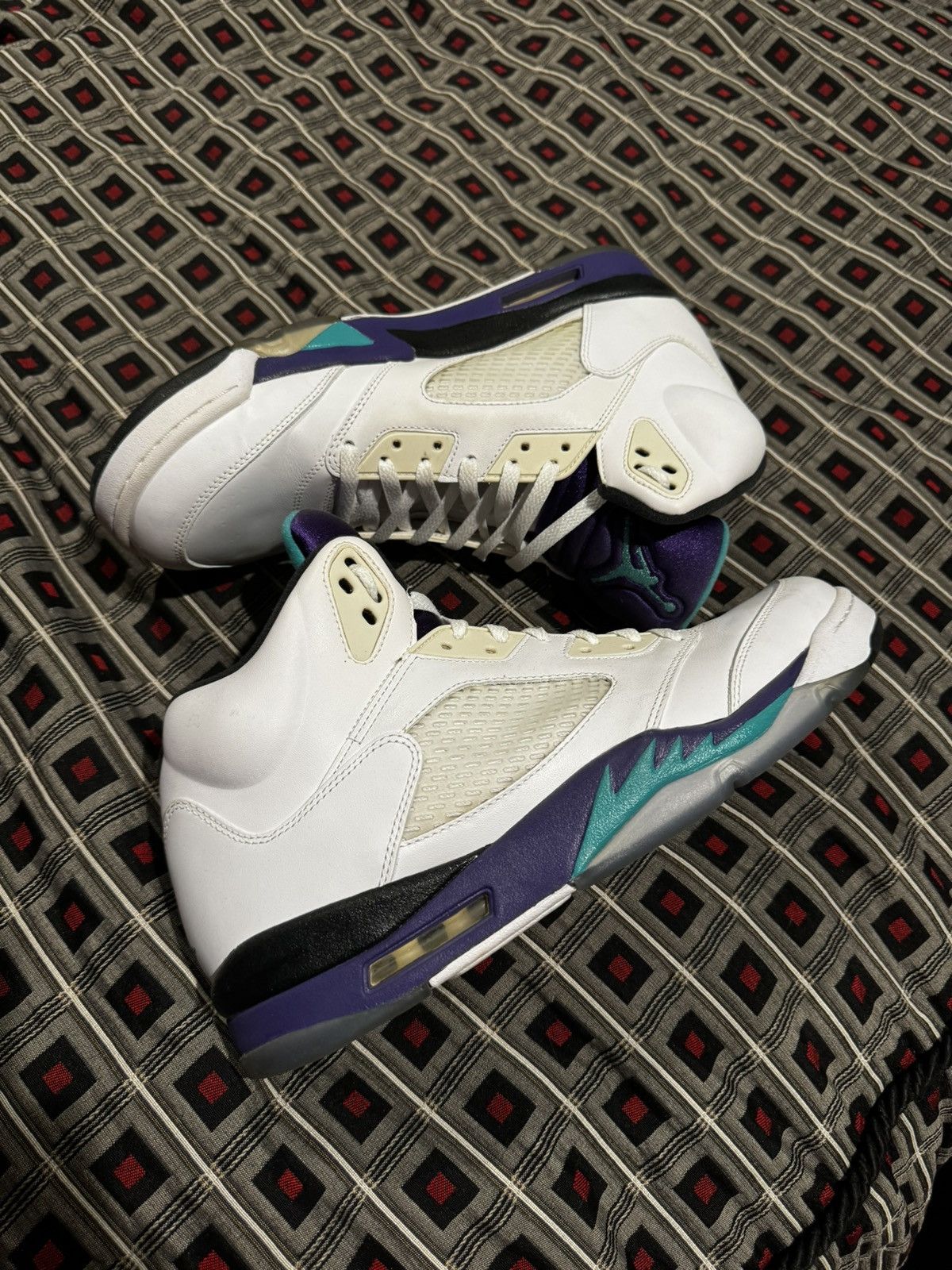 Nike Air Jordan 5s Grape (2012) Size US 13 / EU 46 - 4 Thumbnail