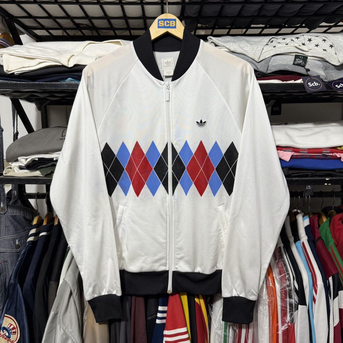 Adidas Vintage adidas ivan landl argyle track top Size US M / EU 48-50 / 2 - 1 Thumbnail