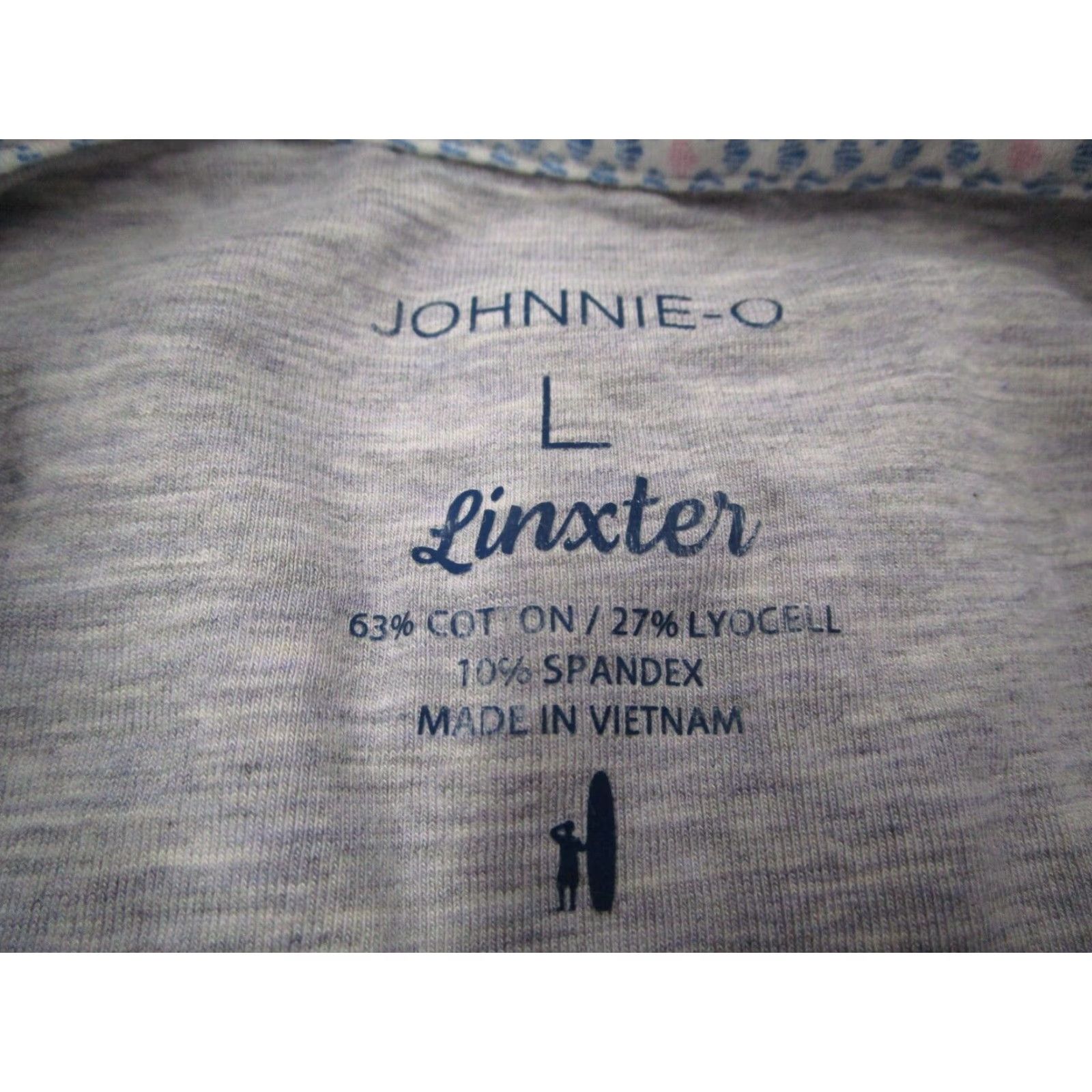 johnnie-O Johnnie-O Men's Blue Linxter Golf Polo Shirt Large Size US L / EU 52-54 / 3 - 3 Thumbnail