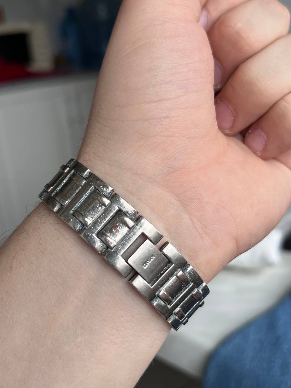 Japanese Brand × Vintage Vintage Japanese style 90s Omax Japan Watch Futuristic Steel Size ONE SIZE - 4 Thumbnail
