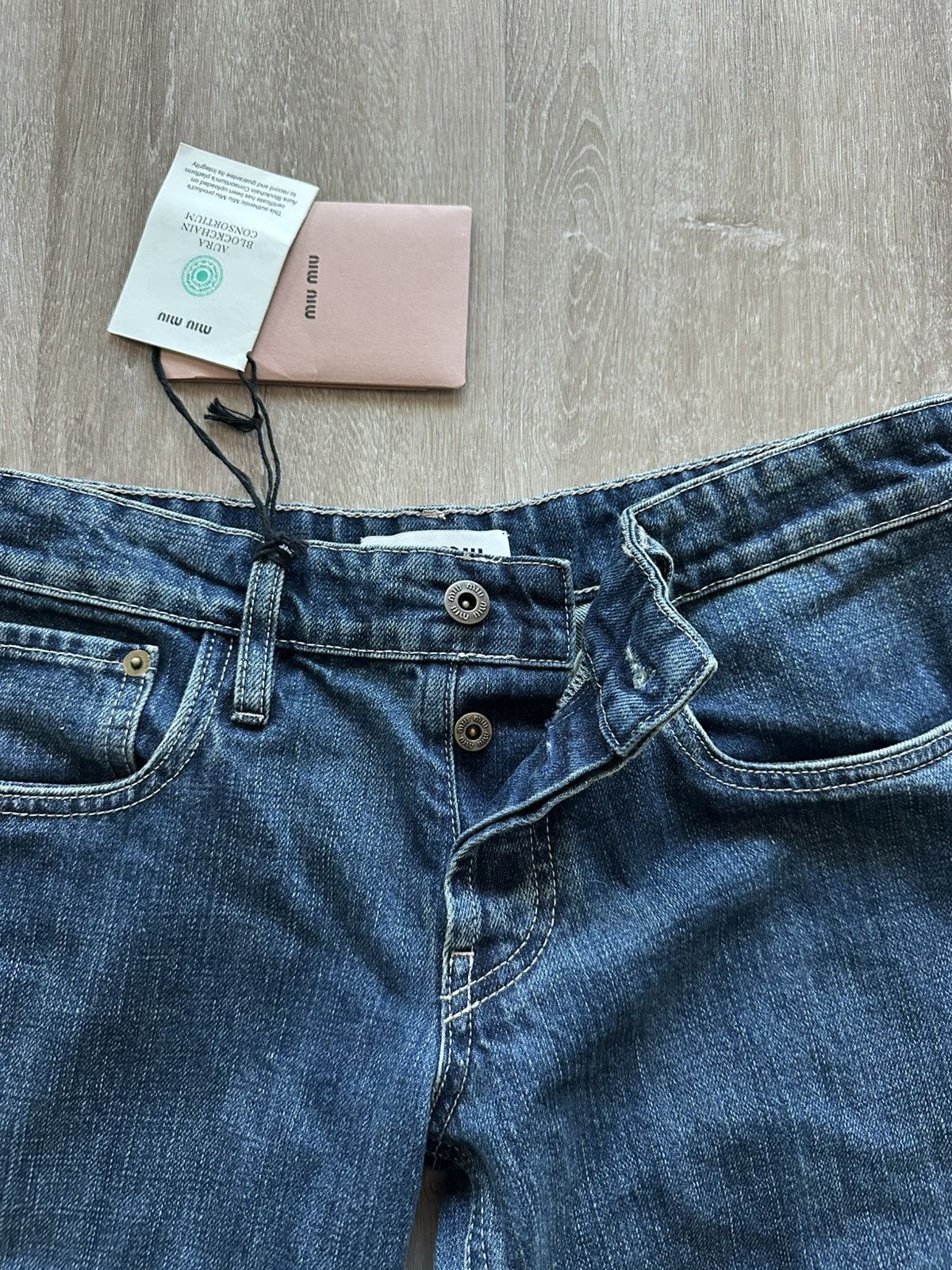 Miu Miu MIU MIU Low Rise Jeans Size 25" / US 0 / IT 36 - 5 Thumbnail