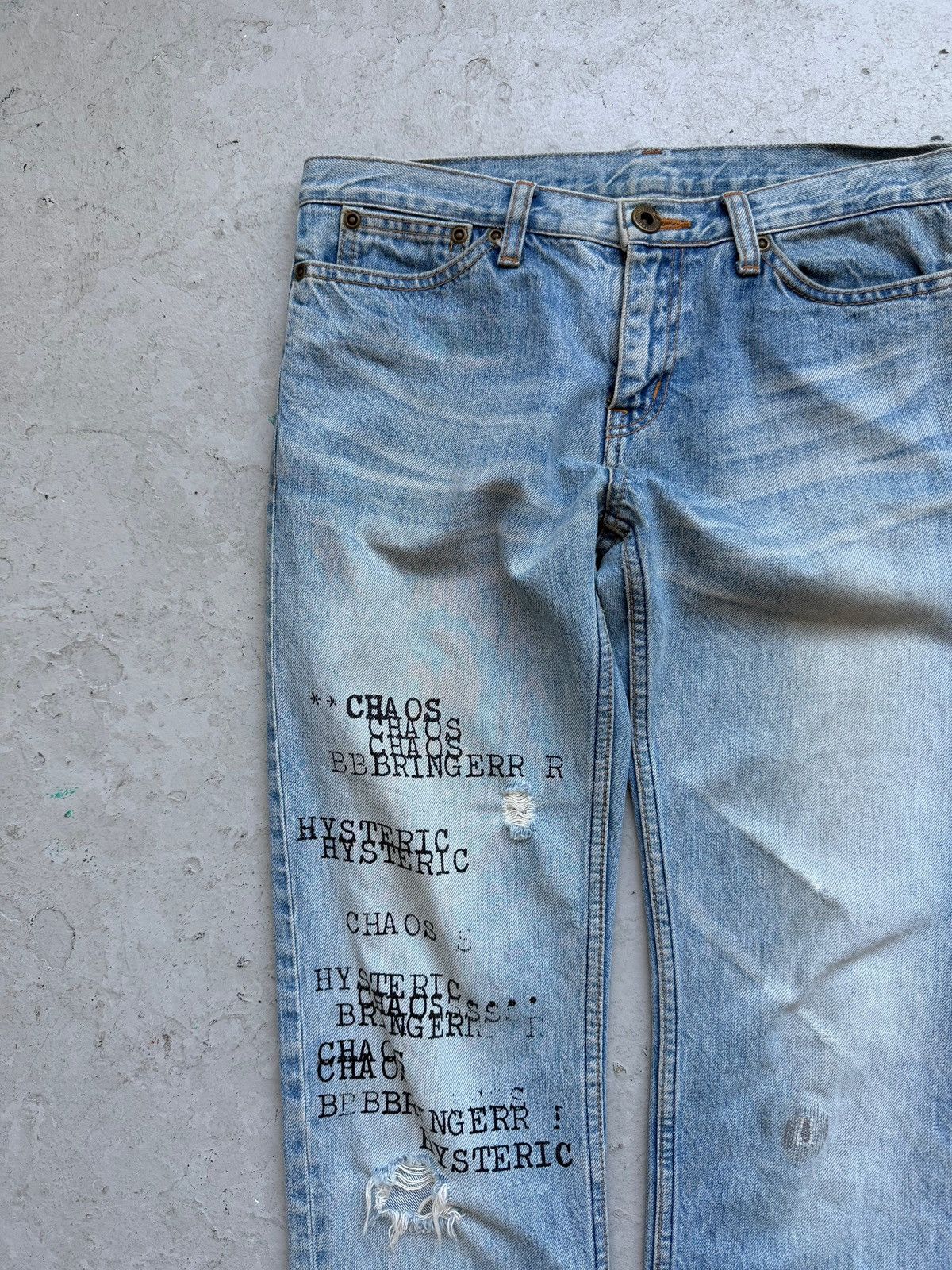 Hysteric Glamour Hysteric Glamour Chaos Denim Size US 31 - 1 Thumbnail