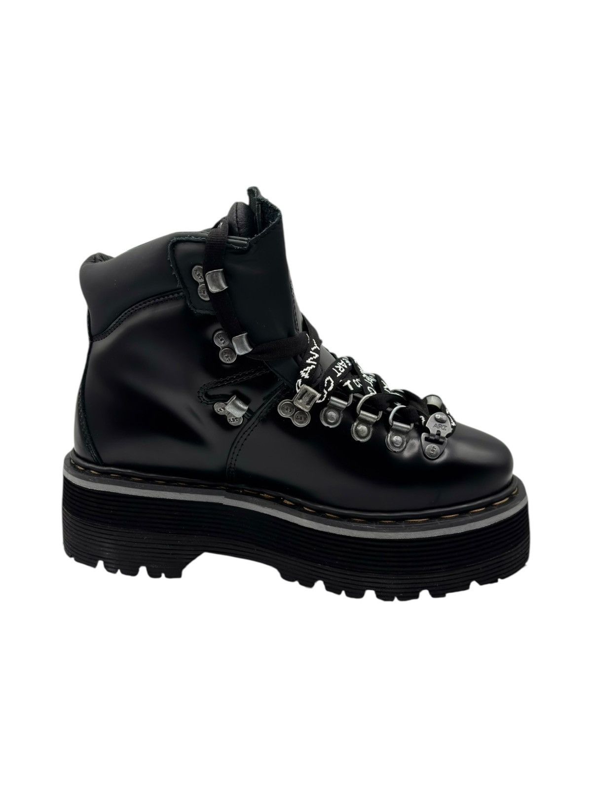 Other Vintage Art black leather platform boots Size 39 Size US 6 / IT 36 - 7 Thumbnail