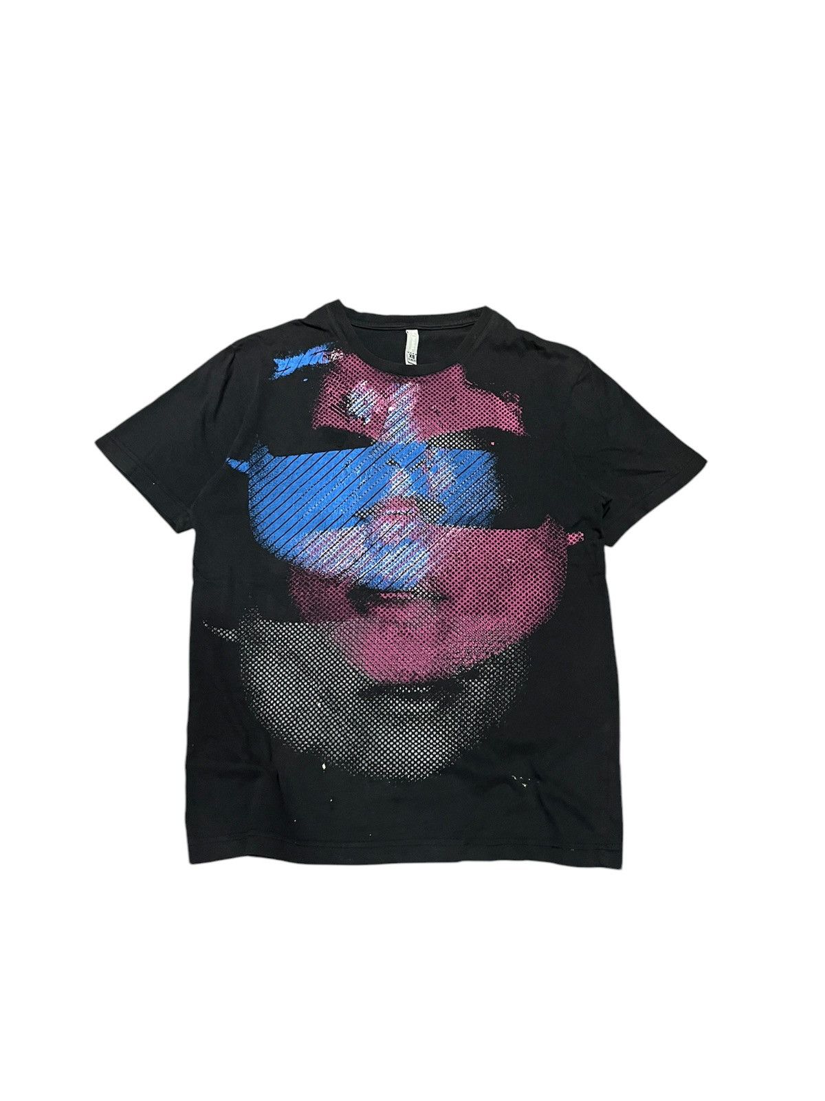 Hysteric Glamour Fullprint Face JustJean Y2K Emo Black Tshirt Size US XS / EU 42 / 0 - 1 Thumbnail