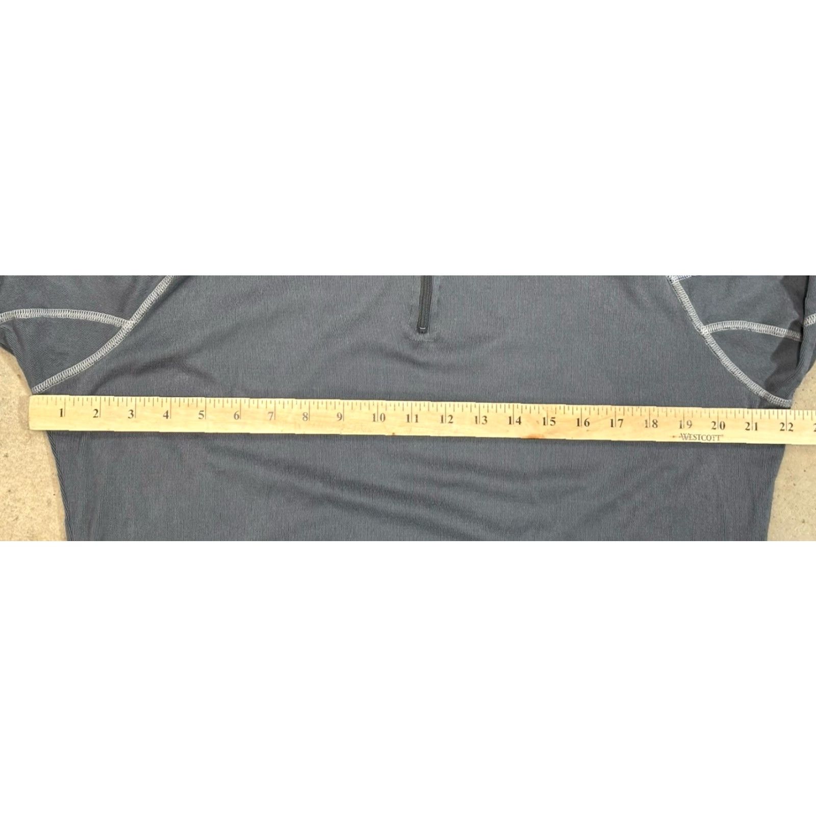 Layer 8 Kuhl Technikore 1/4 Zip Pullover Long Sleeve Mens M Base Layer Blue Gray Size US M / EU 48-50 / 2 - 7 Thumbnail