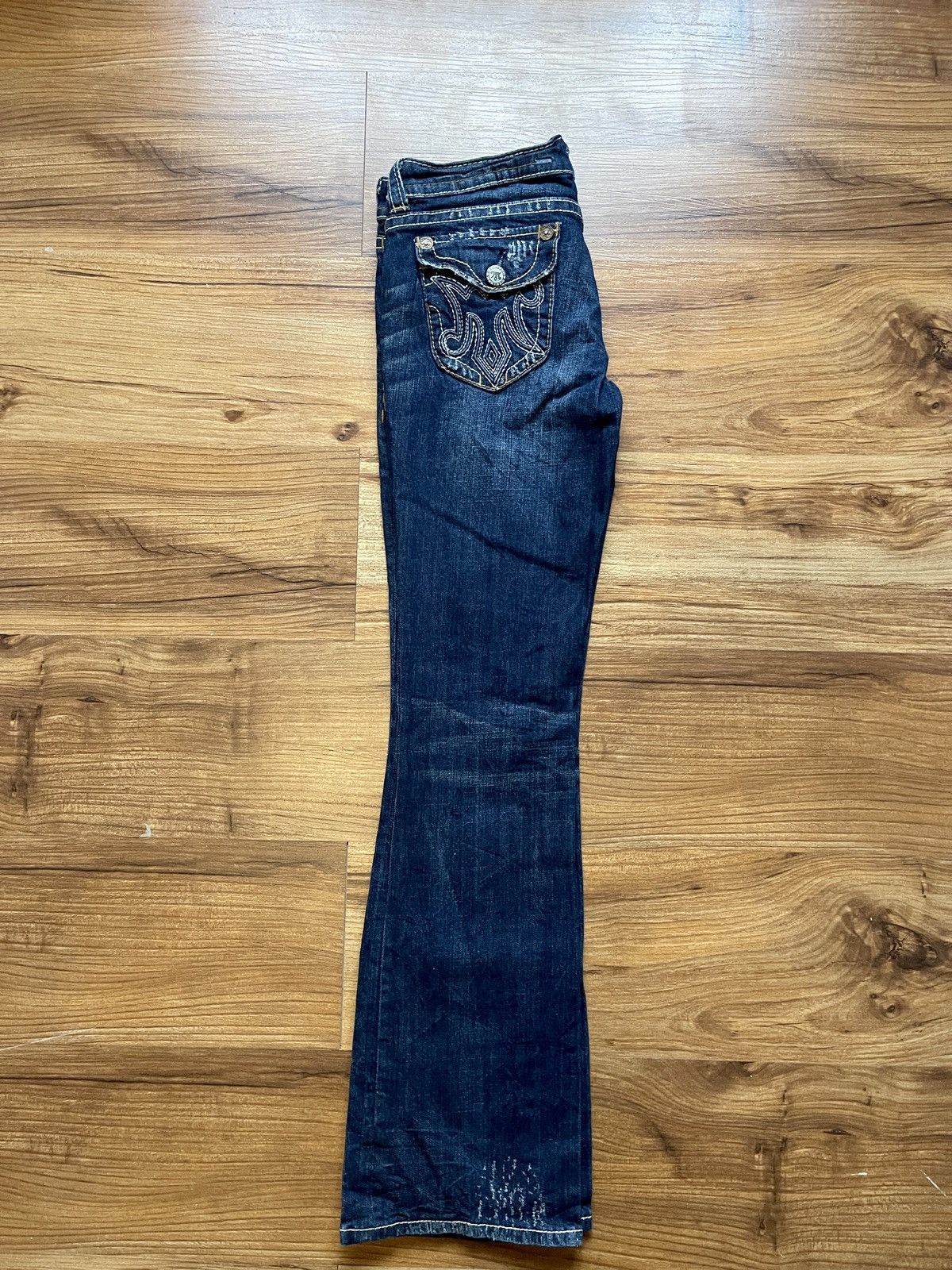 Mek Denim VINTAGE FLARED MEK DENIM OAXACA RARE HANDCRAFTED SIZE 30X31 Size 30" / US 8 / IT 44 - 16 Thumbnail