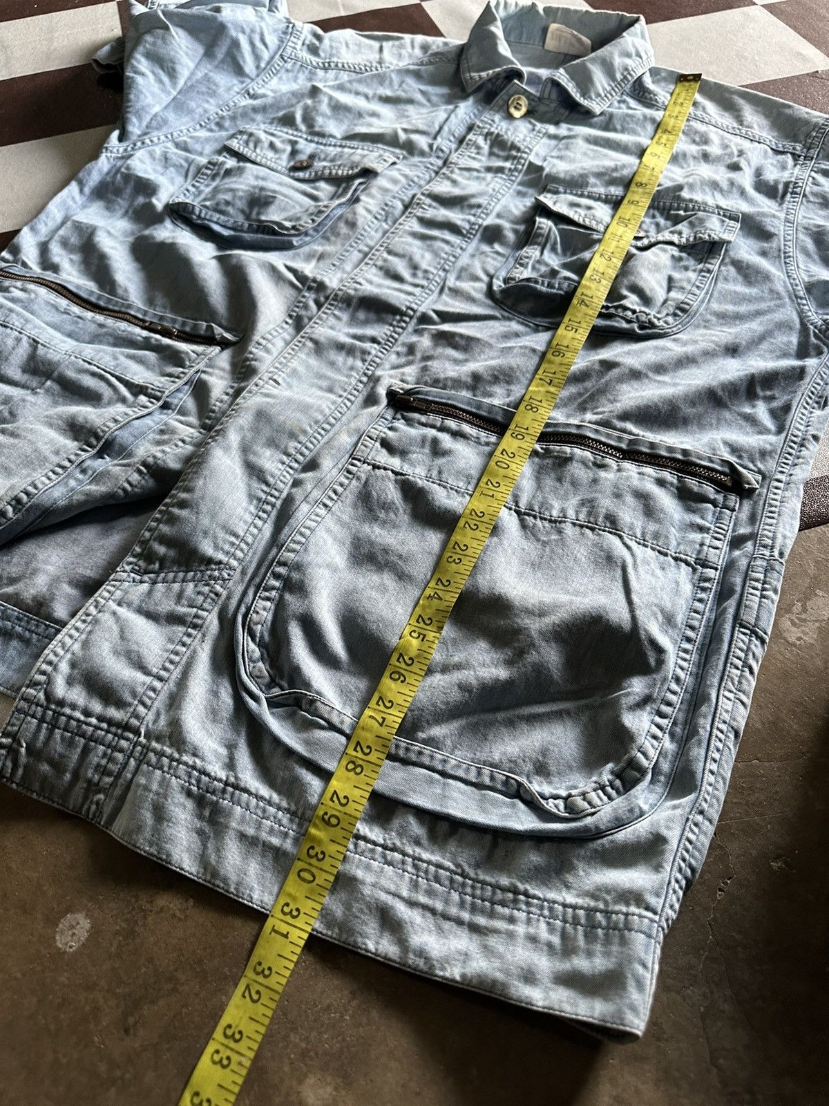Hai Sporting Gear Hai sporting gear Issey Miyake tactical denim jacket Size US L / EU 52-54 / 3 - 9 Thumbnail
