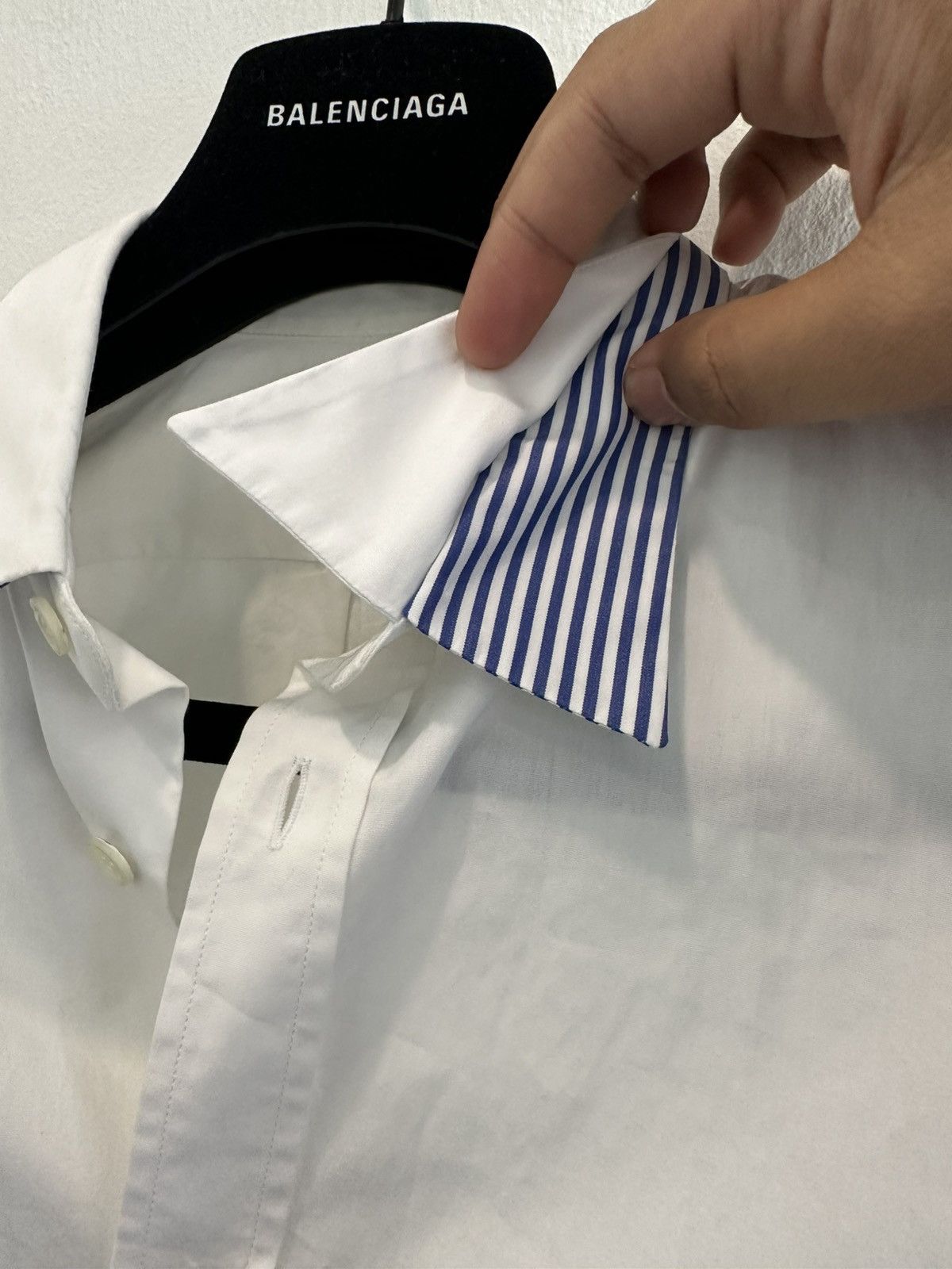 Alexander McQueen Alexander Mcqueen Double Collar Shirt Size US M / EU 48-50 / 2 - 3 Thumbnail