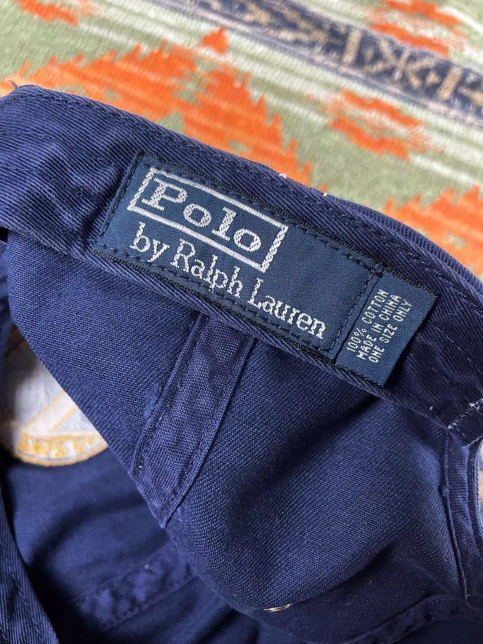 Polo Ralph Lauren Polo Ralph Lauren Rare Flags Leather Baseball Hat Cap Size ONE SIZE - 7 Thumbnail