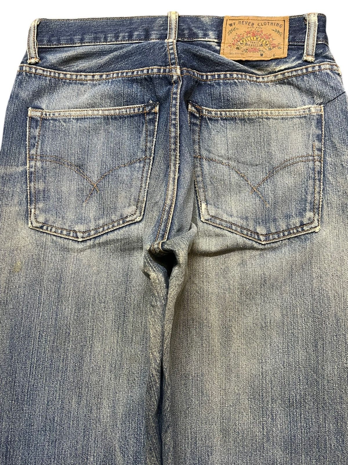 semanticdesign Vintage Japanese HR Market Mud Wash Faded Distressed Style Size US 28 / EU 44 - 5 Thumbnail