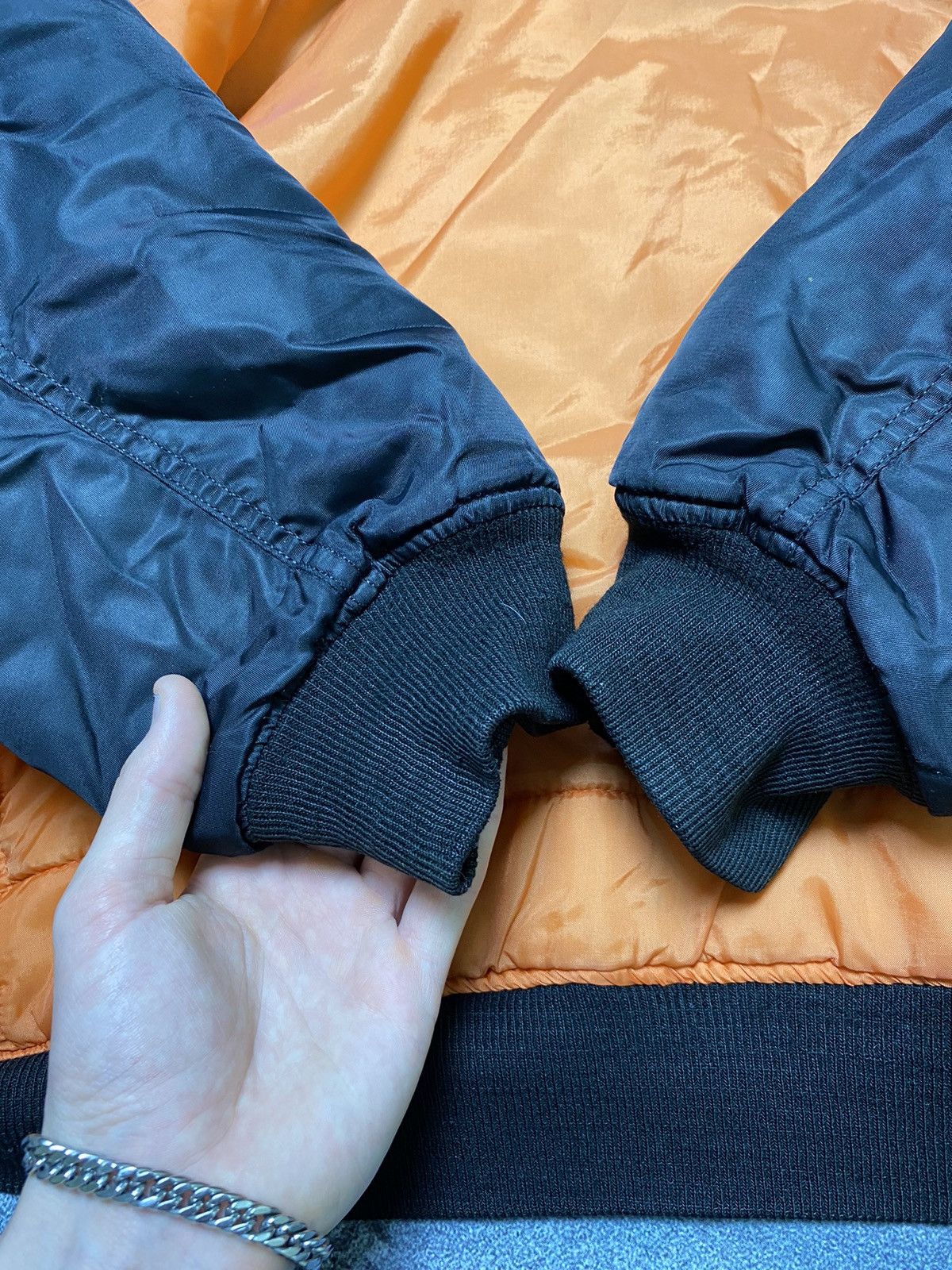 Japanese Brand × Vintage Ma 1 bomber vintage nylon size M Size US M / EU 48-50 / 2 - 15 Thumbnail