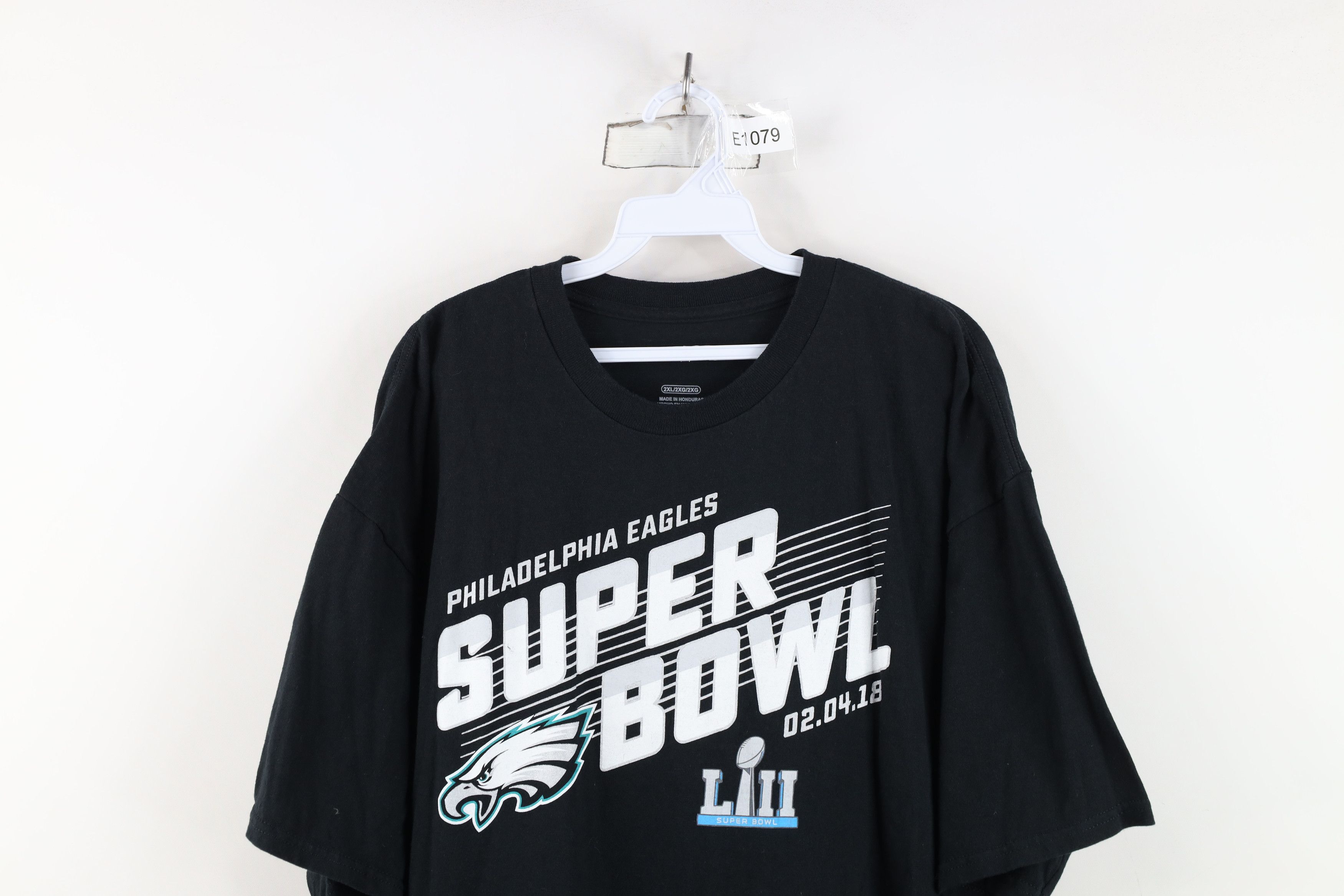 Vintage NFL Bowl LIII Champs Philadelphia Eagles Football T-Shirt Size US XXL / EU 58 / 5 - 2 Thumbnail