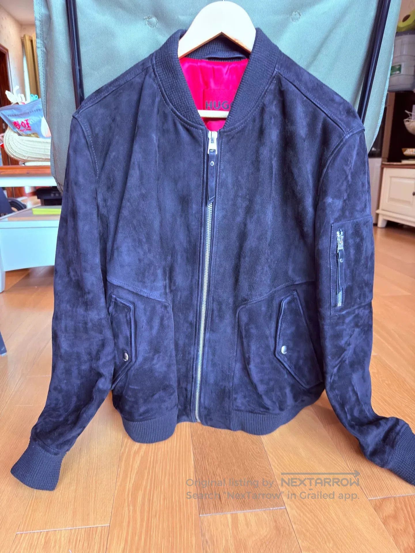 Hugo Boss HUGO BOSS Men's Pilot Jacket. Size US S / EU 44-46 / 1 - 7 Thumbnail