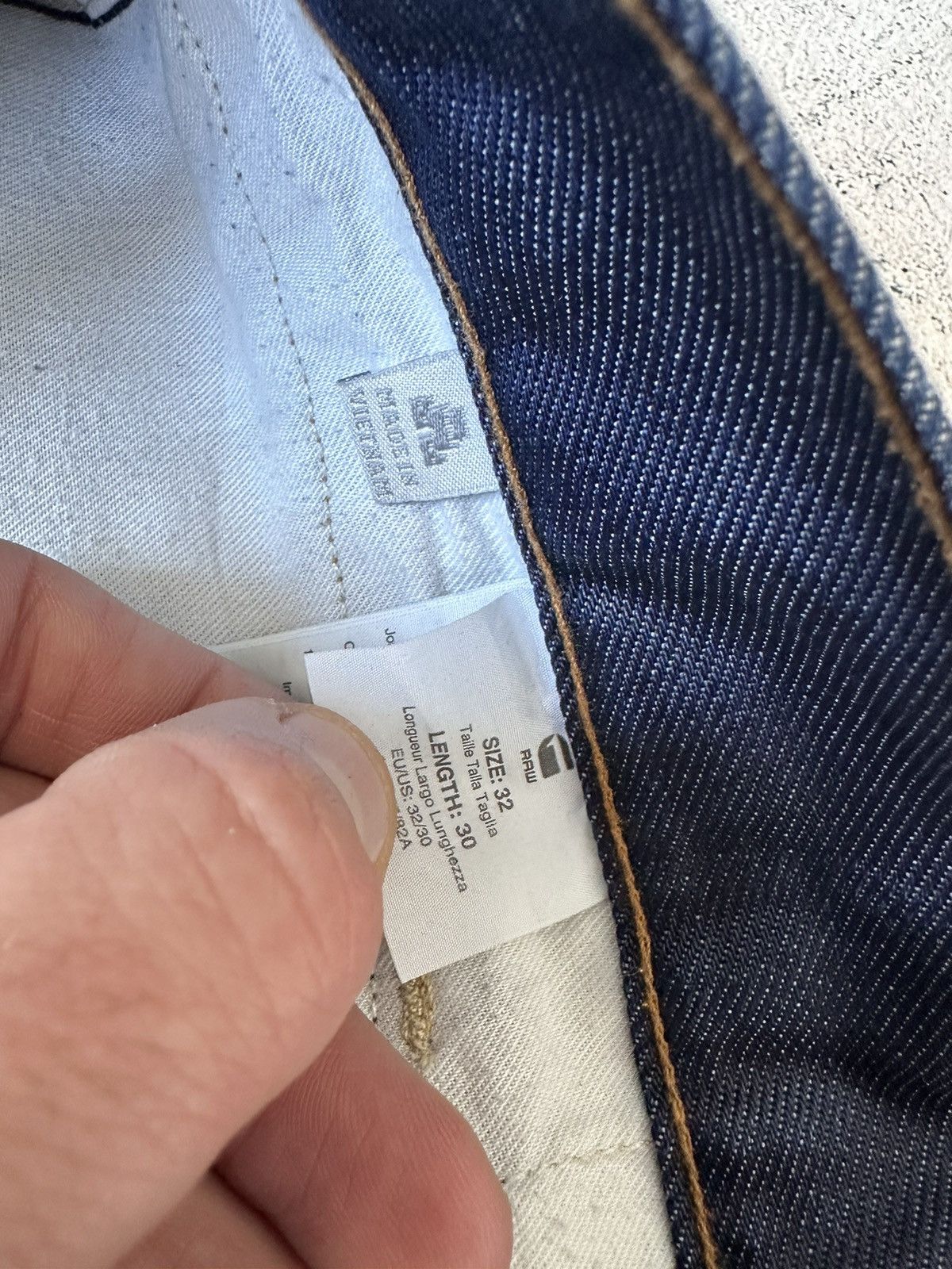 G-Star × Japanese Brand G Star Raw Denim Pants Jeans Size US 32 / EU 48 - 8 Thumbnail