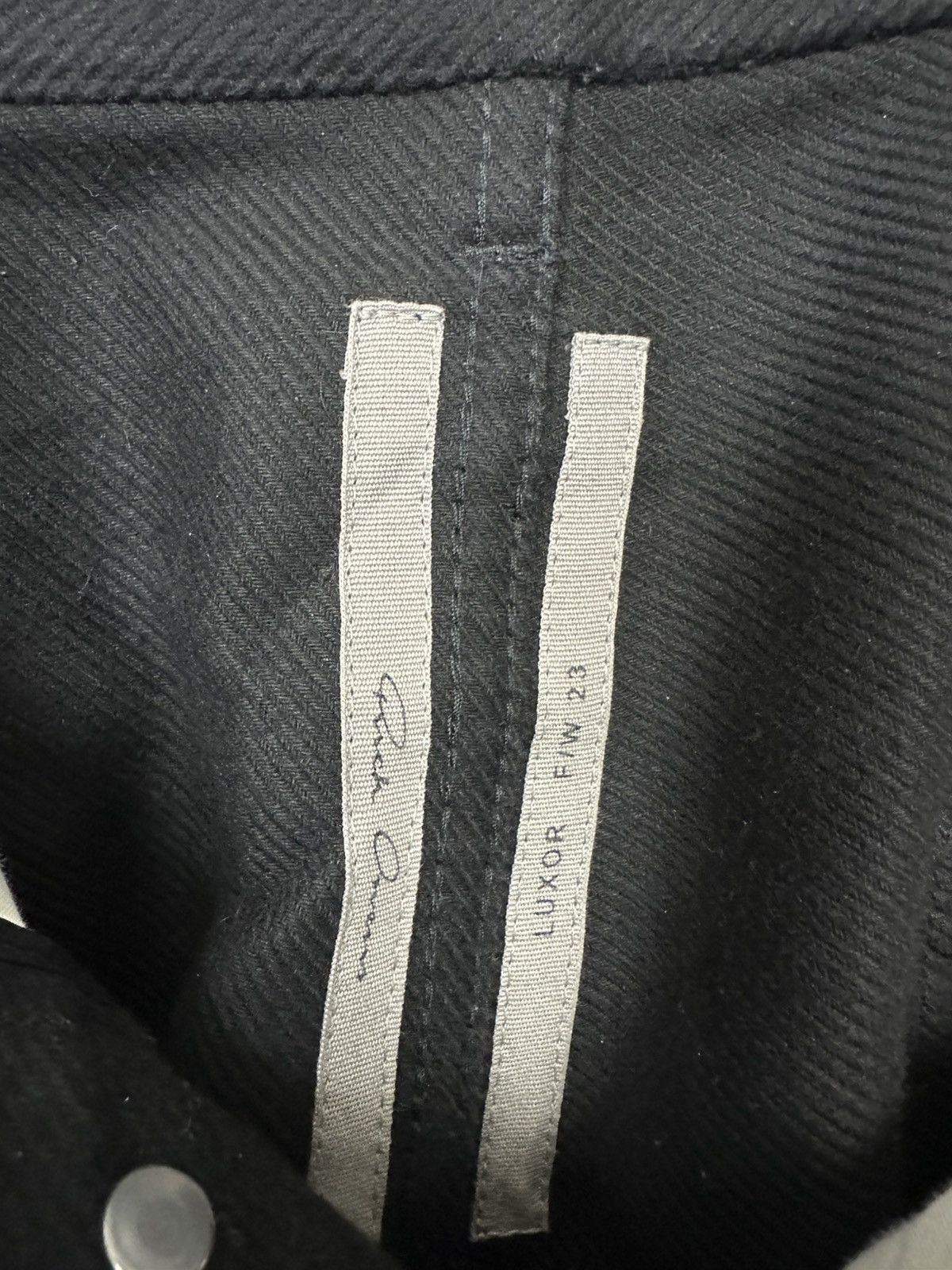 Rick Owens FW23 ‘LUXOR’ Twill Geth Trousers Size US 36 / EU 52 - 8 Thumbnail