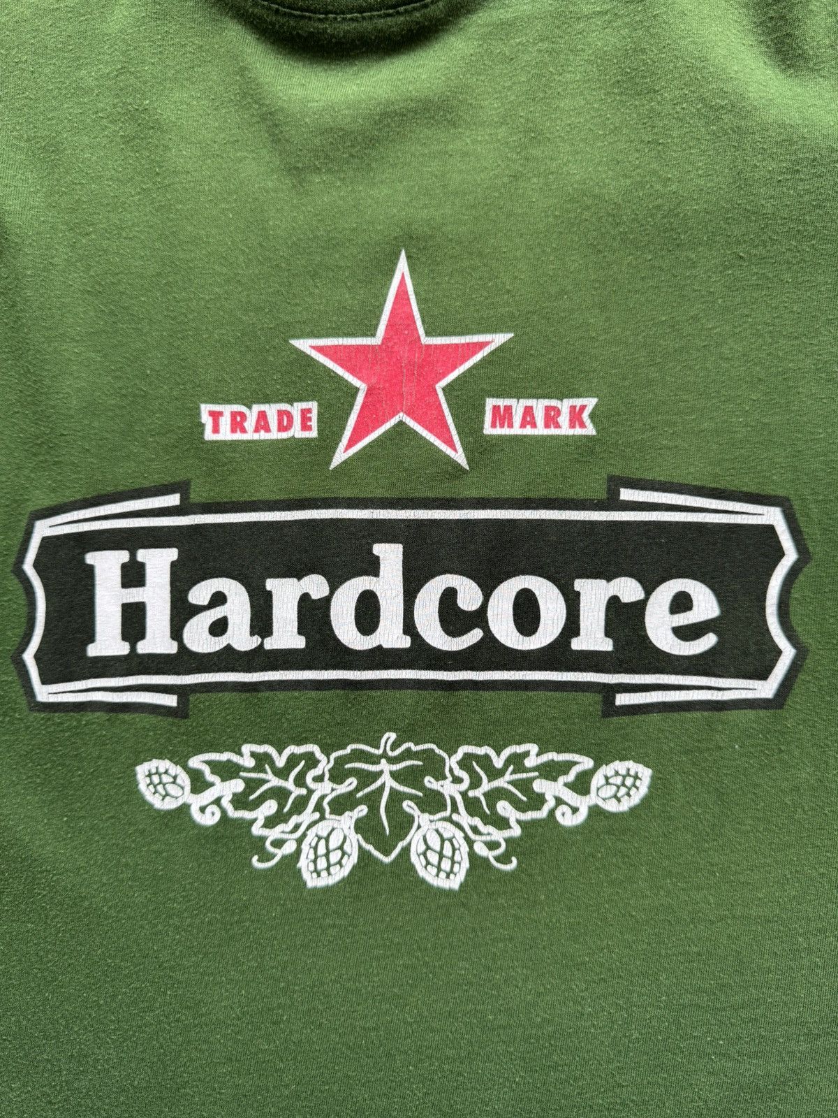 Band Tees × Heineken × Vintage 90s Hardcore Heineken Distressed Rare Tshirt Size US M / EU 48-50 / 2 - 4 Thumbnail