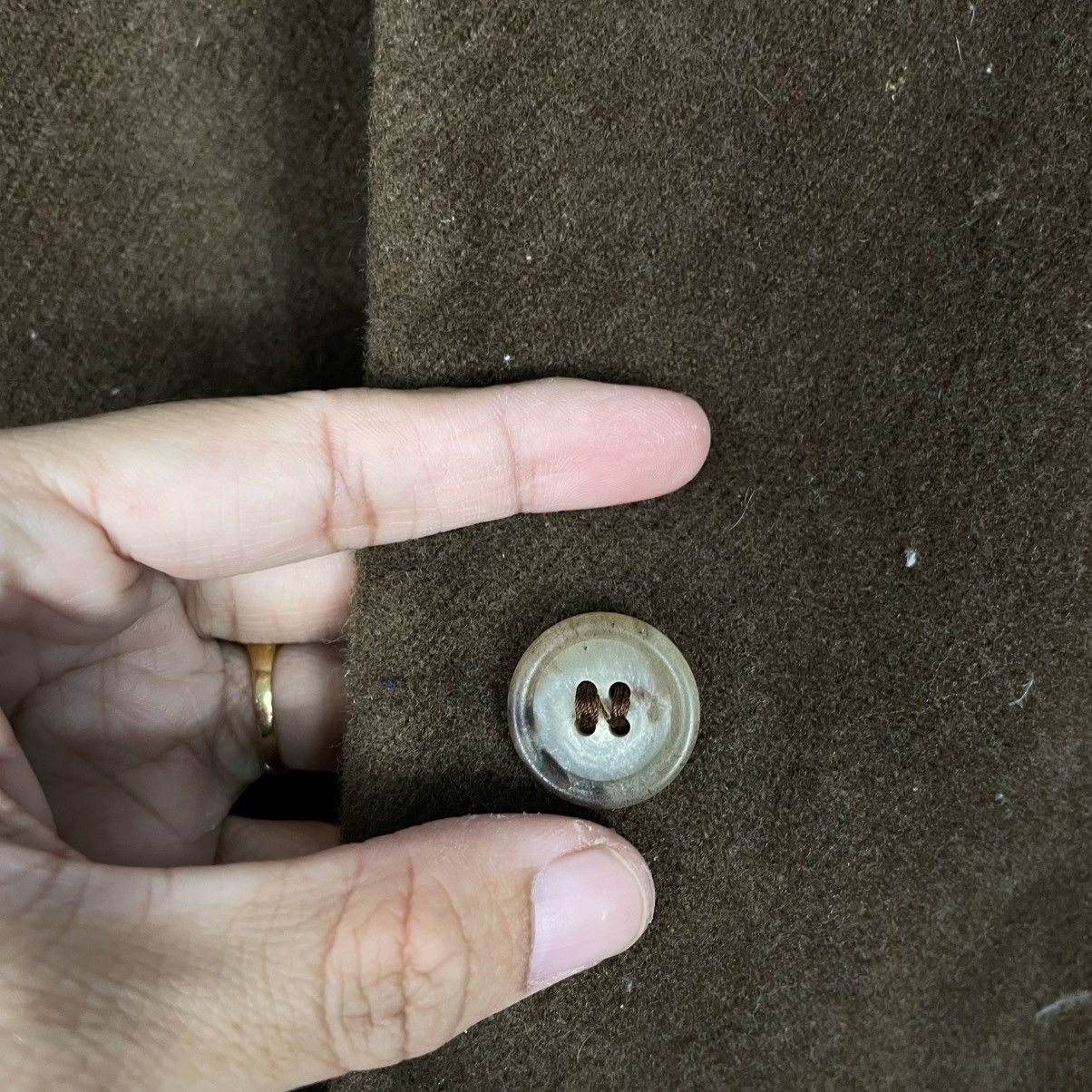 Other Ixia Made In Italy Brown Wool Cashmere Overcoat Size M / US 6-8 / IT 42-44 - 15 Thumbnail