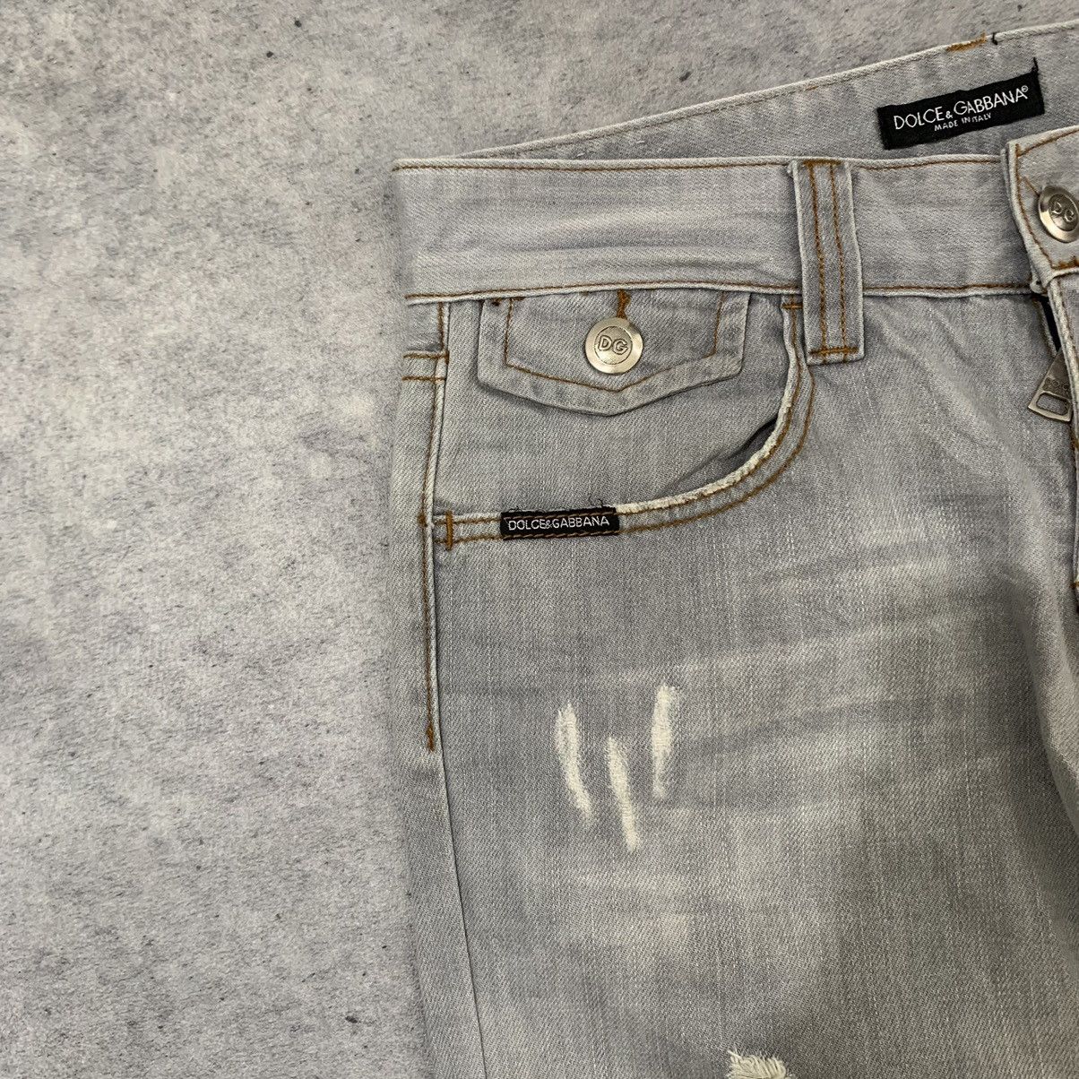 Dolce & Gabbana Dolce & Gabbana Distressed Jeans Size US 32 / EU 48 - 4 Thumbnail