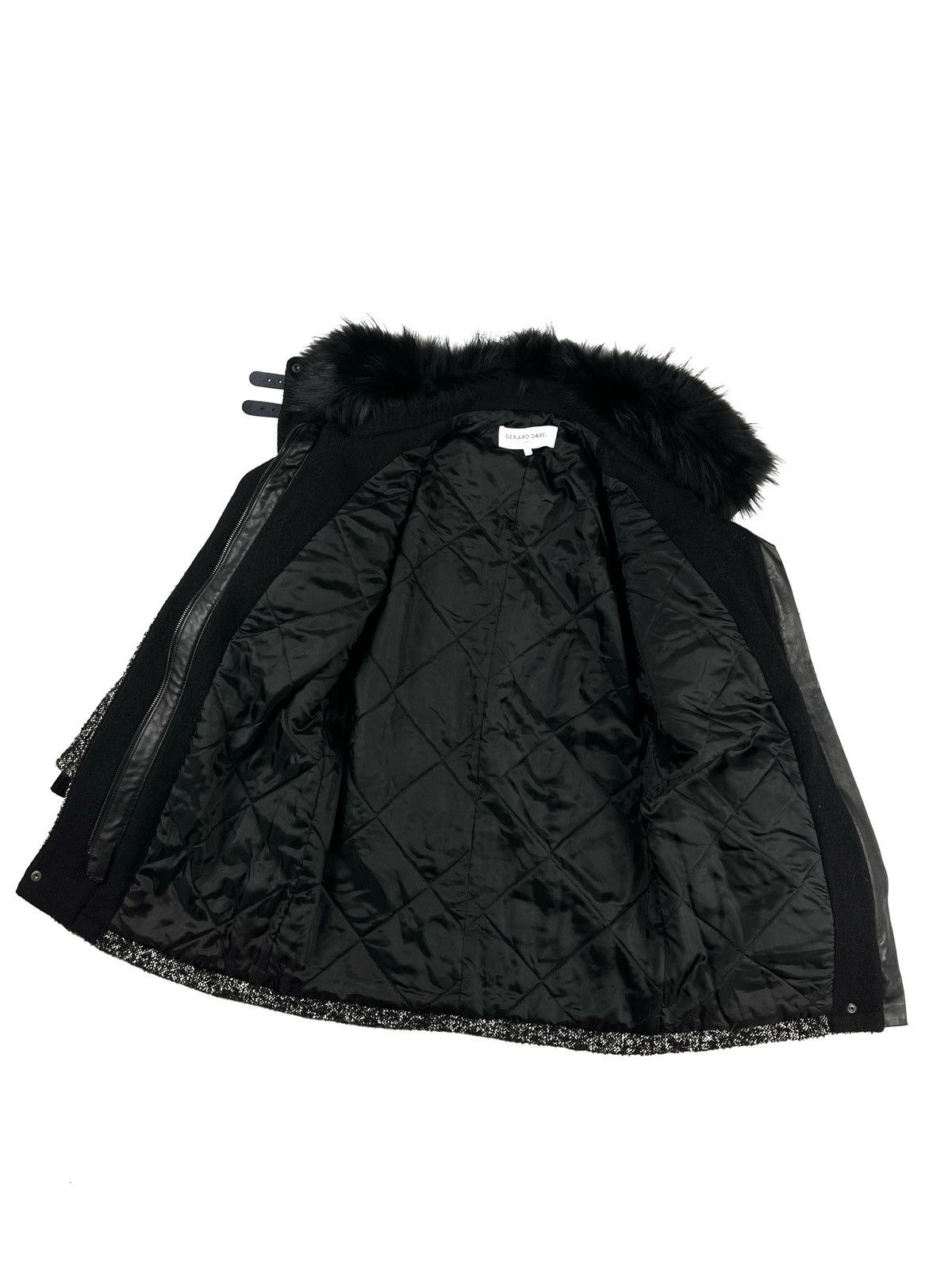 Gerard Darel Gerard Darel tweed coat jacket fur trim collar Size M / US 6-8 / IT 42-44 - 10 Thumbnail