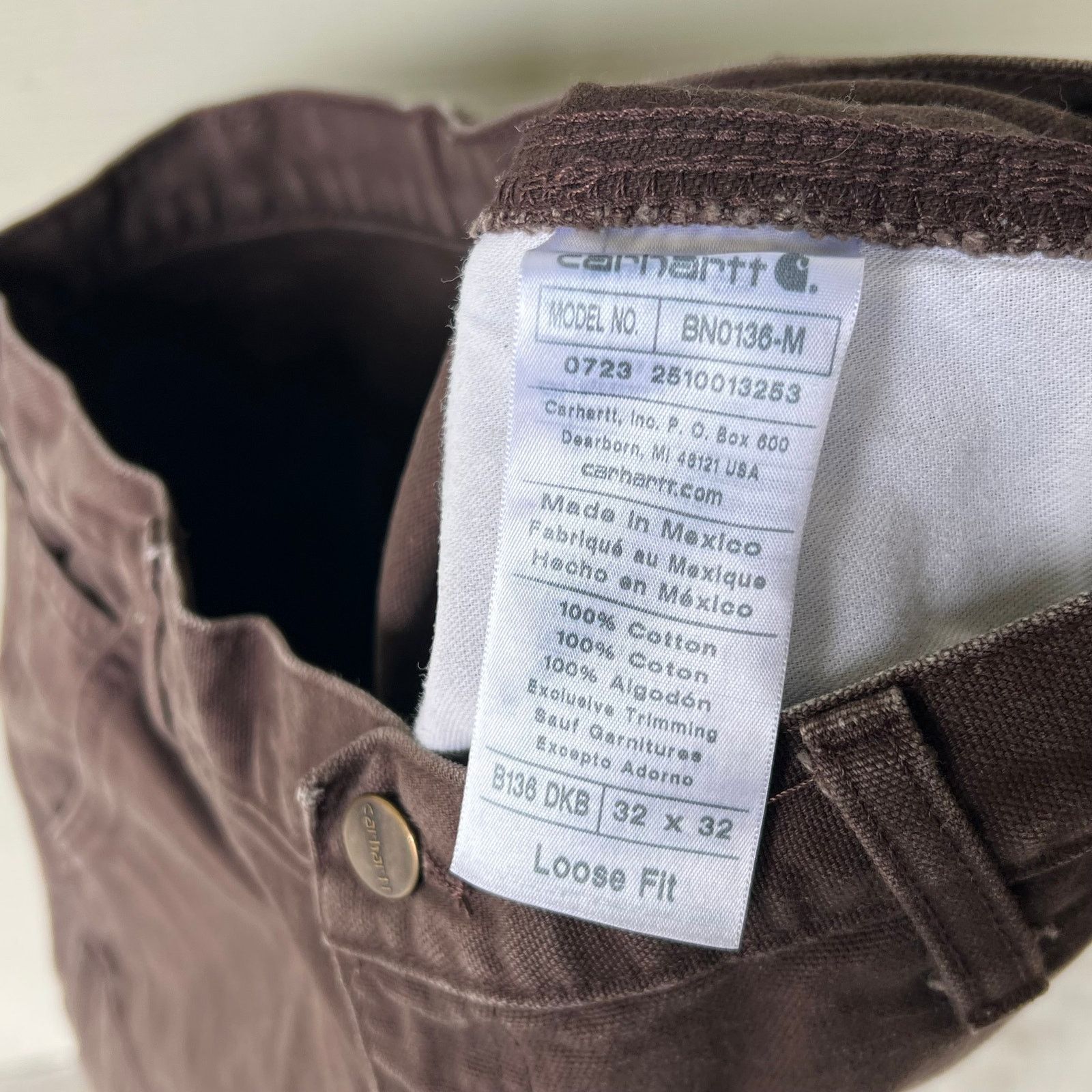Carhartt × Vintage Carhartt brown double knee work wear carpenter pants Size US 31 - 7 Thumbnail