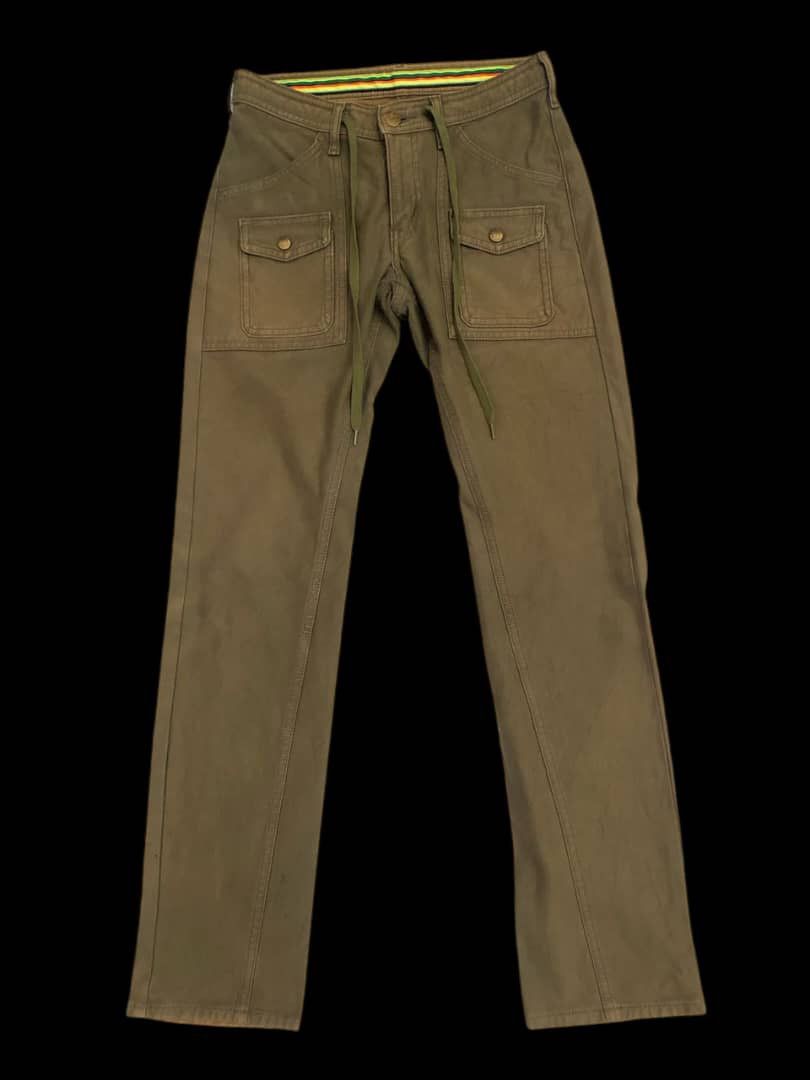 Lee × Vintage Vintage Lee Sun Faded Green Denim Pants Size US 28 / EU 44 - 1 Thumbnail