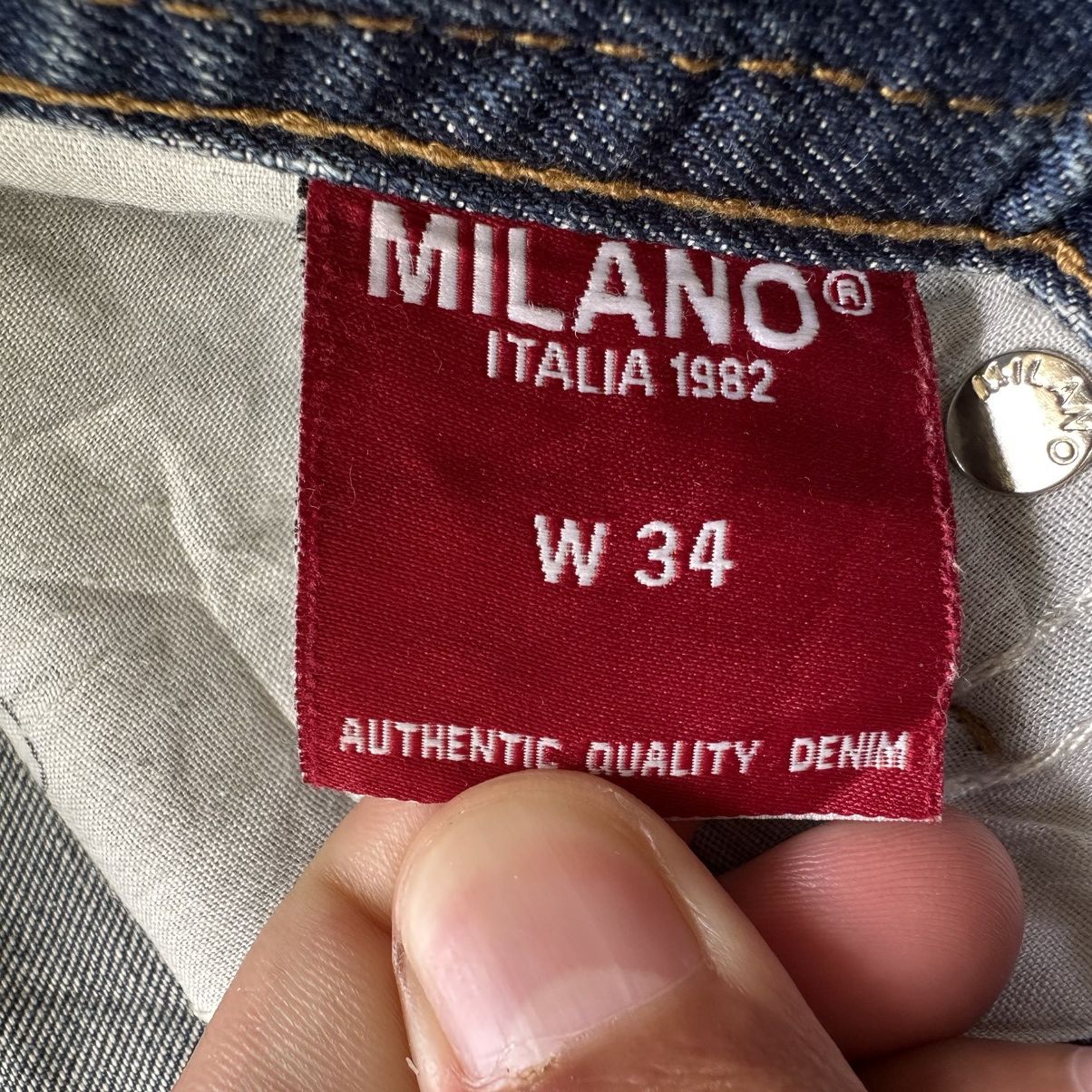 GAS Vintage Milano GAS Jean Faded Distress Denim Pant W34 Size US 34 / EU 50 - 6 Thumbnail