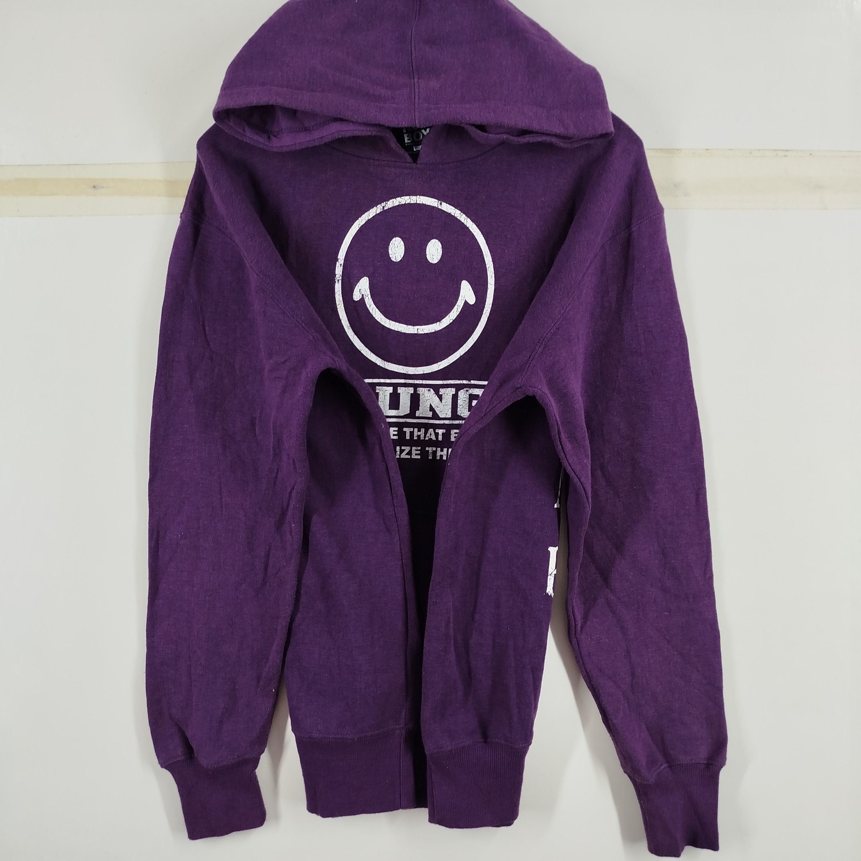 Designer × Japanese Brand Home Boys Smile Love & Peace Hoodie Size US L / EU 52-54 / 3 - 4 Thumbnail