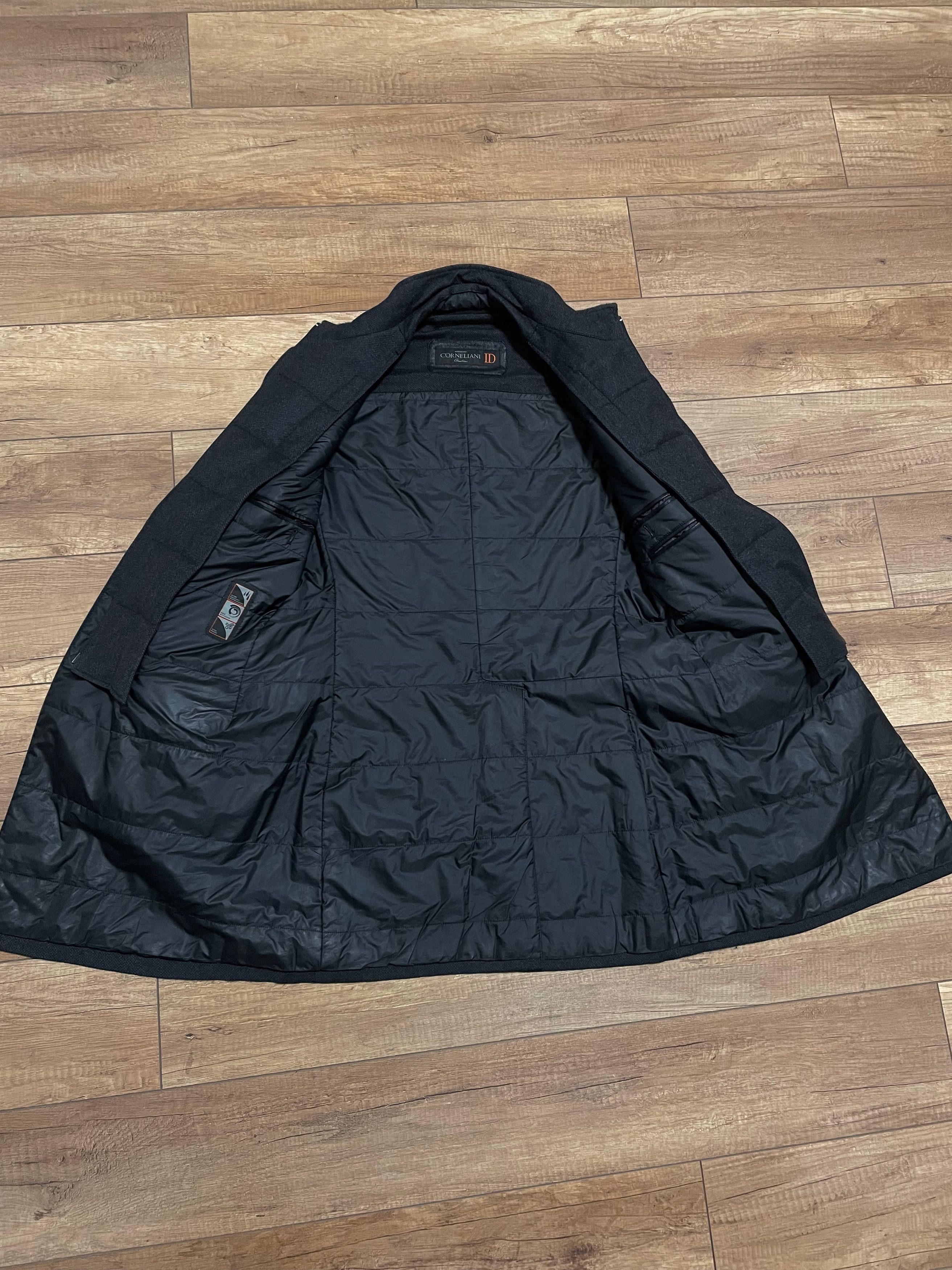 Corneliani Corneliani ID Dark Grey Long Wool Trench Coat Jacket Size US M / EU 48-50 / 2 - 5 Thumbnail