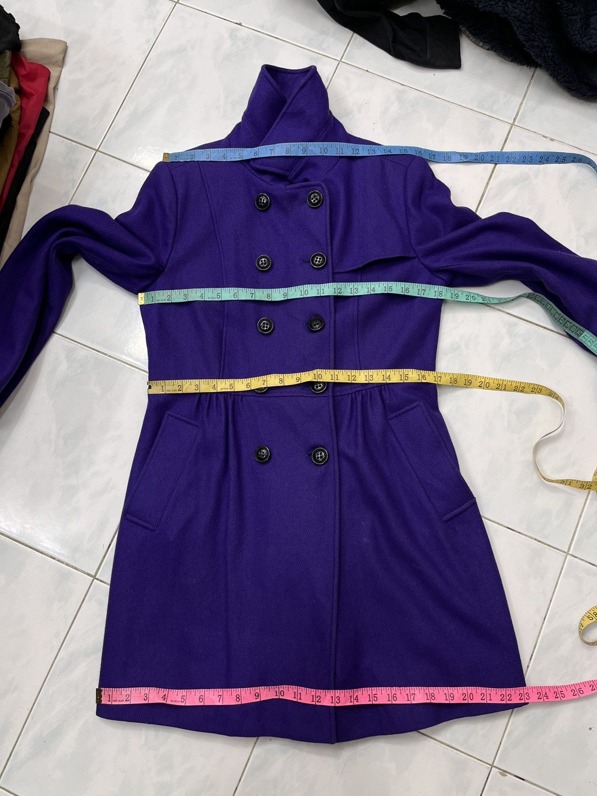 DKNY 🔥🔥🔥STEALS DKNY PURPLE COAT Size M / US 6-8 / IT 42-44 - 14 Thumbnail