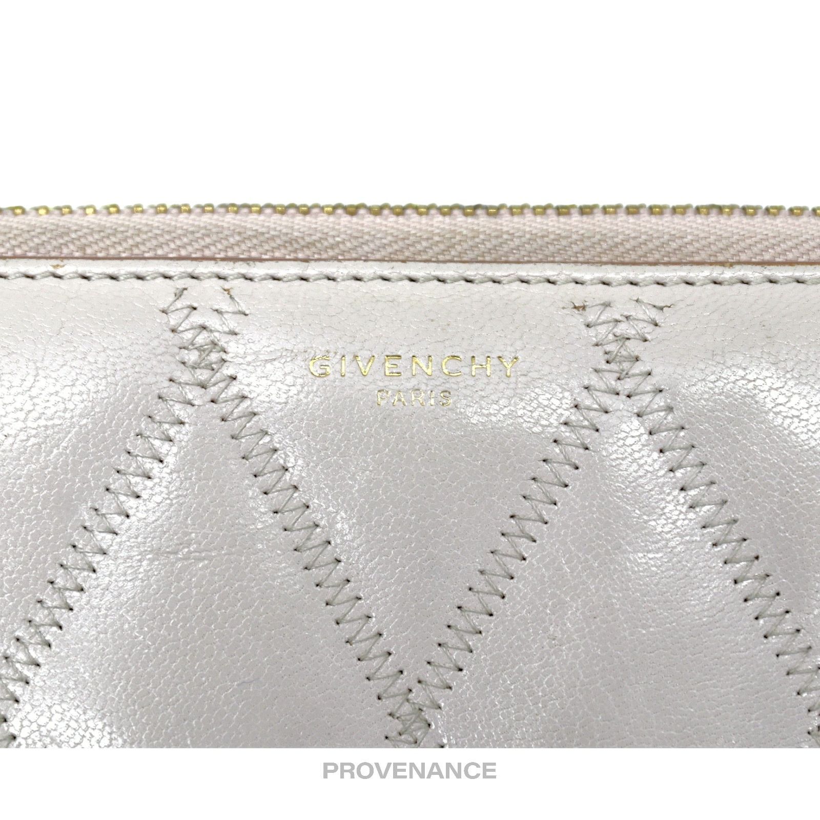 Givenchy 🔴 Givenchy Zip Long Wallet - Blush Quilted Leather Gold Size ONE SIZE - 9 Thumbnail