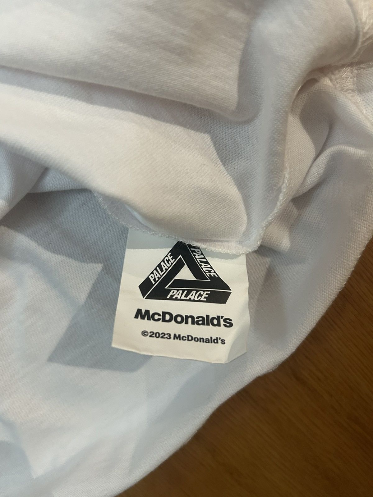 Palace Palace X McDonald’s Logo Collab White T-Shirt Size US L / EU 52-54 / 3 - 4 Thumbnail