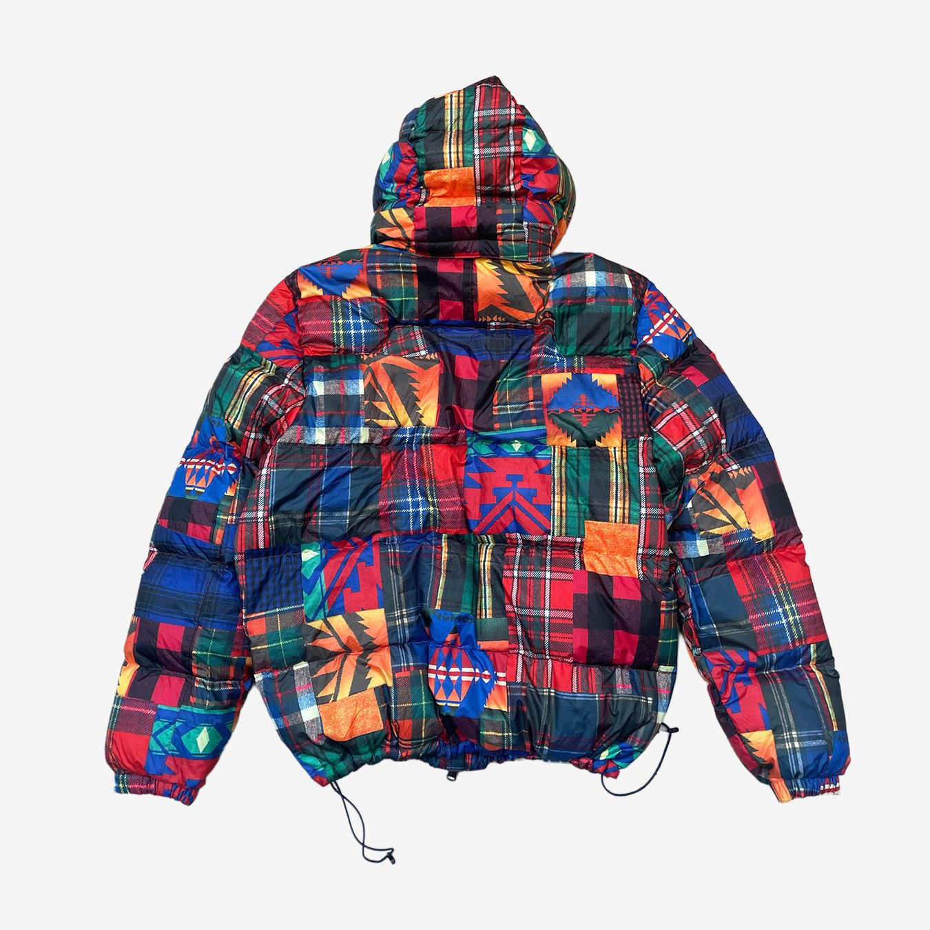 Polo Ralph Lauren NEW Polo Ralph Lauren Aztec Patchwork Duck Down Jacket Size US XL / EU 56 / 4 - 7 Thumbnail
