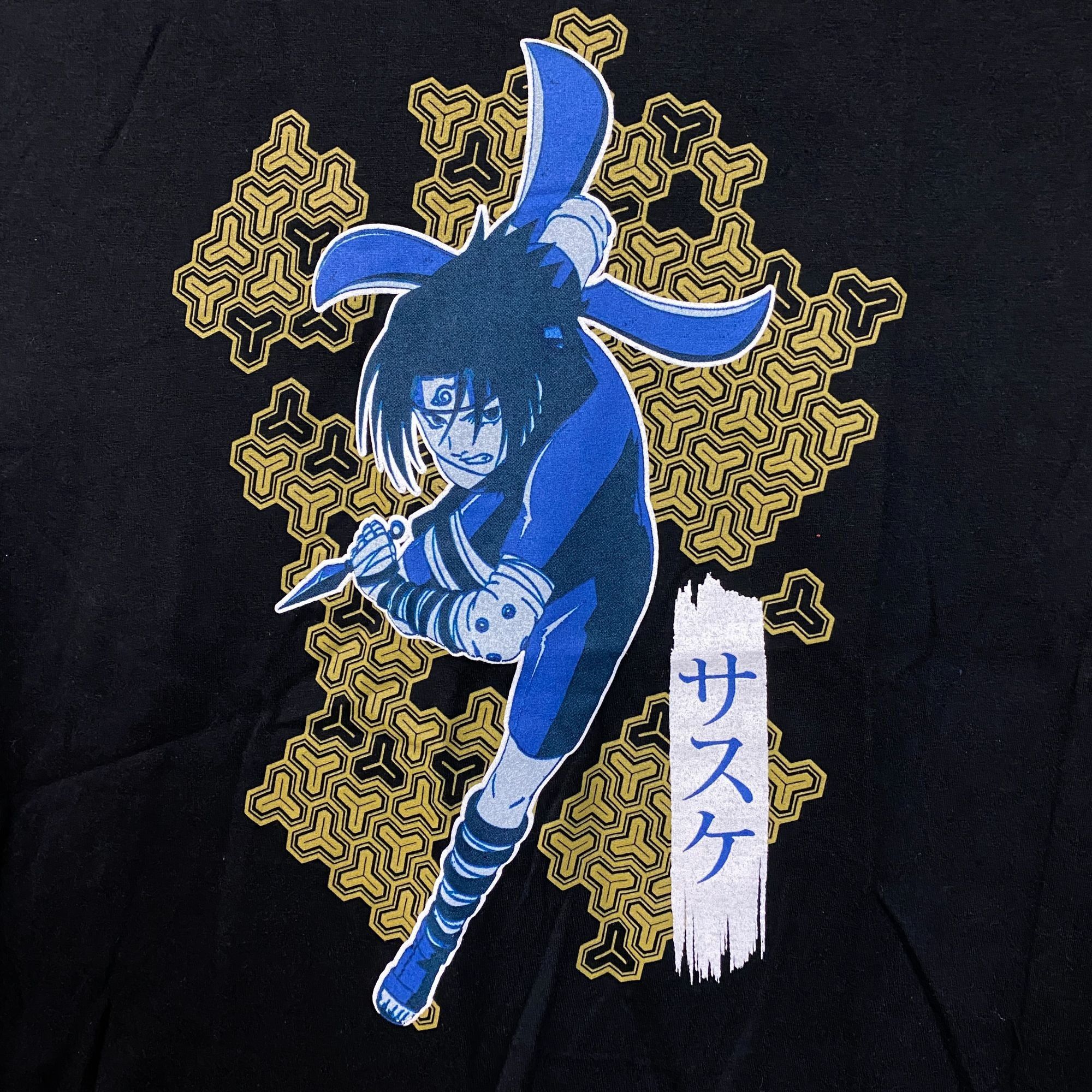 Anime Naruto Sasuke Uchiha Graphic Design Anime T-Shirt Large Size US L / EU 52-54 / 3 - 2 Thumbnail