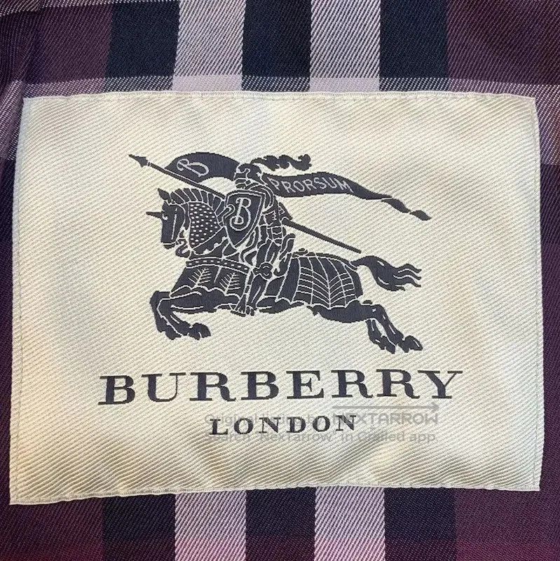 Burberry Burberry Wine Red Cotton Short Trench Coat. Size S / US 4 / IT 40 - 5 Thumbnail