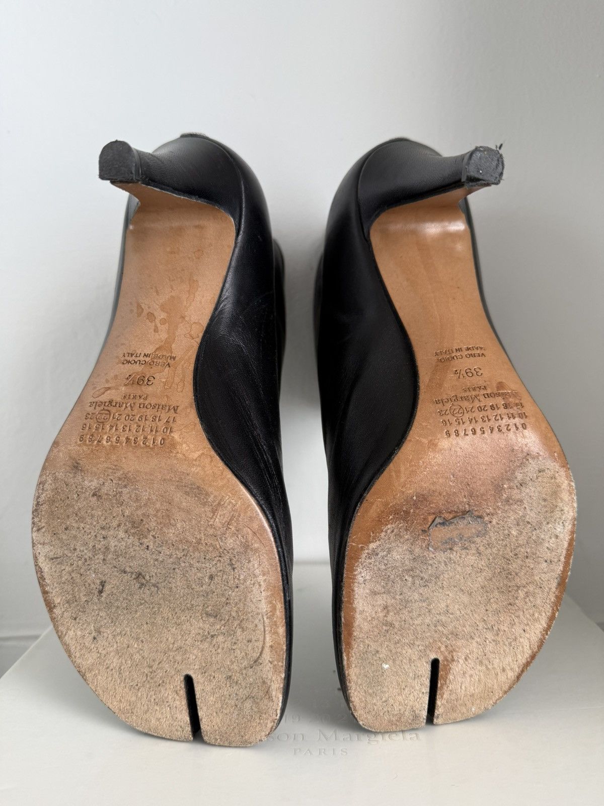 Maison Margiela Maison Margiela Leather Tabi Stilleto Pumps Size US 9.5 / IT 39.5 - 7 Thumbnail