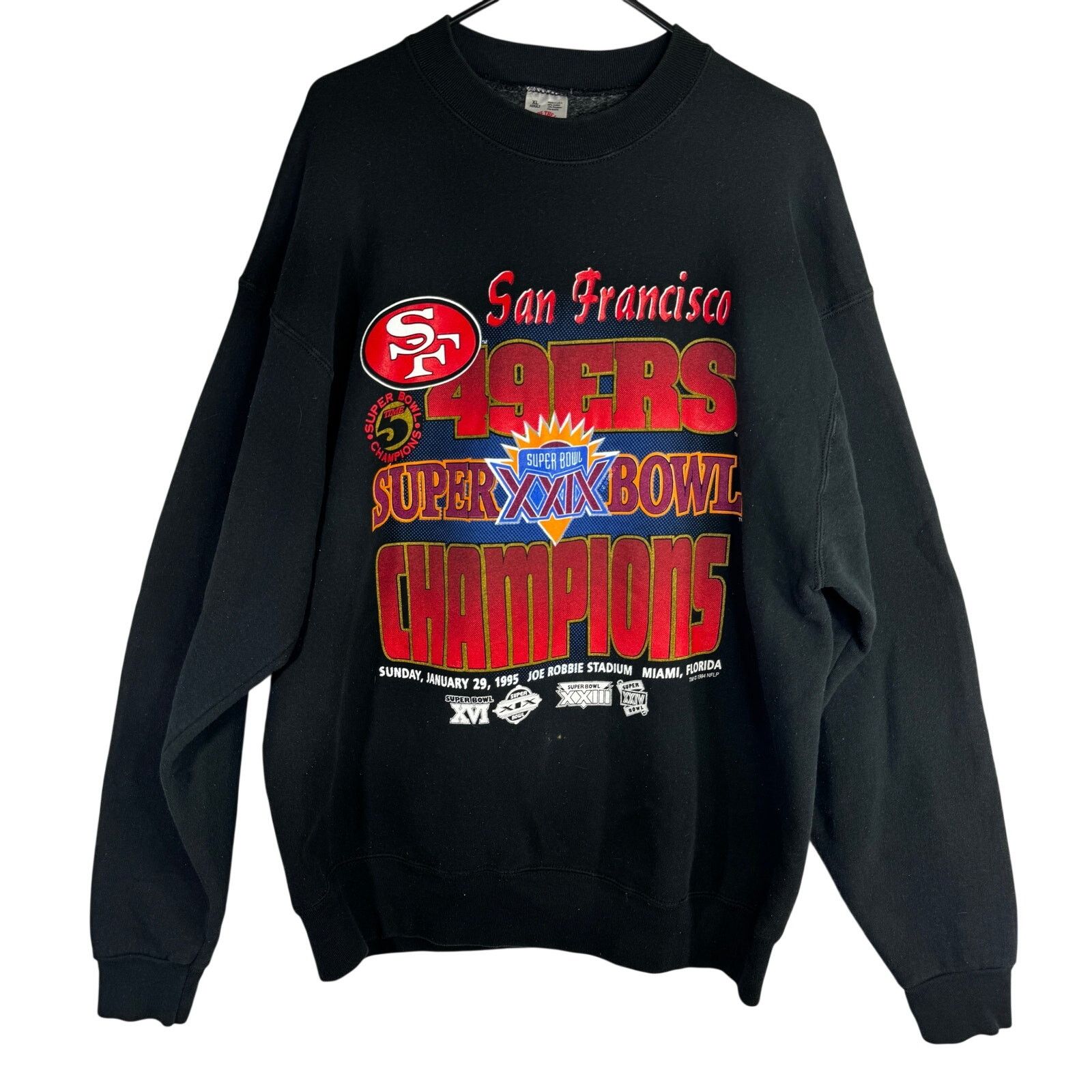 NFL VTG San Francisco 49er Super Bowl XXIX 95 Sweatshirt size XL Size US XL / EU 56 / 4 - 1 Thumbnail