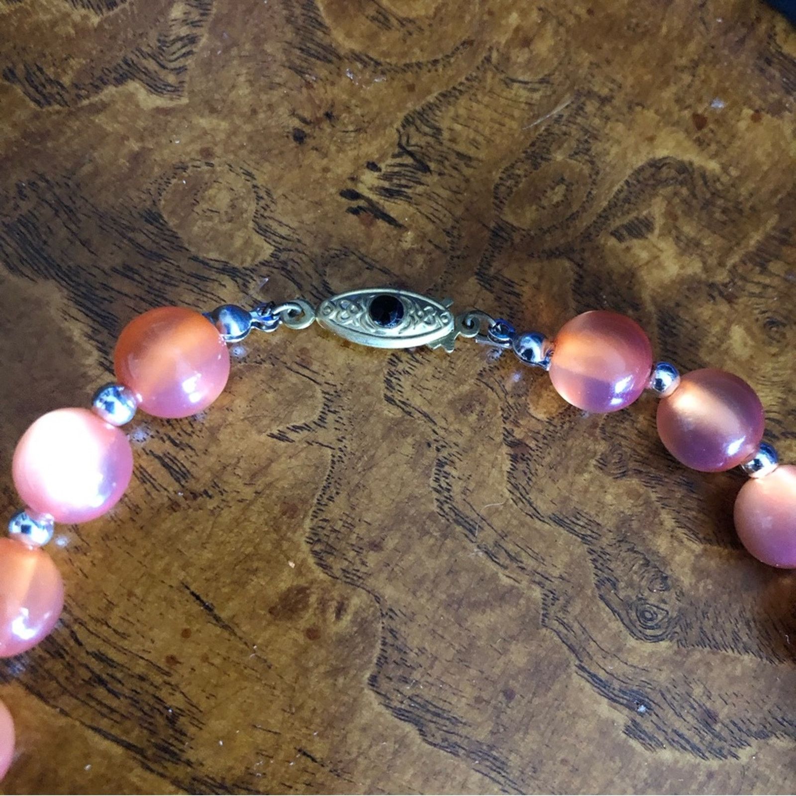 Handmade Handcrafted repurpose recycled salvaged bead necklace Size ONE SIZE - 9 Thumbnail
