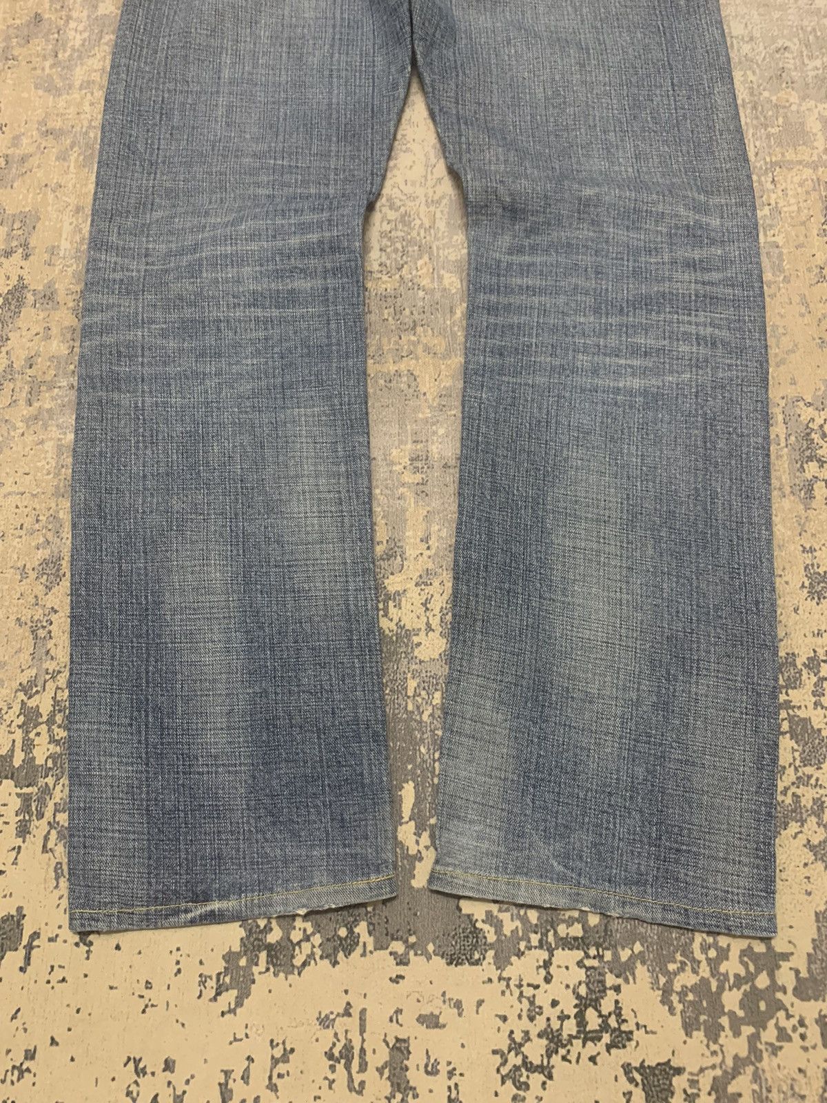 Japanese Brand Vintage Distressed GLHEART Light Wash Baggy J Size US 31 - 12 Thumbnail