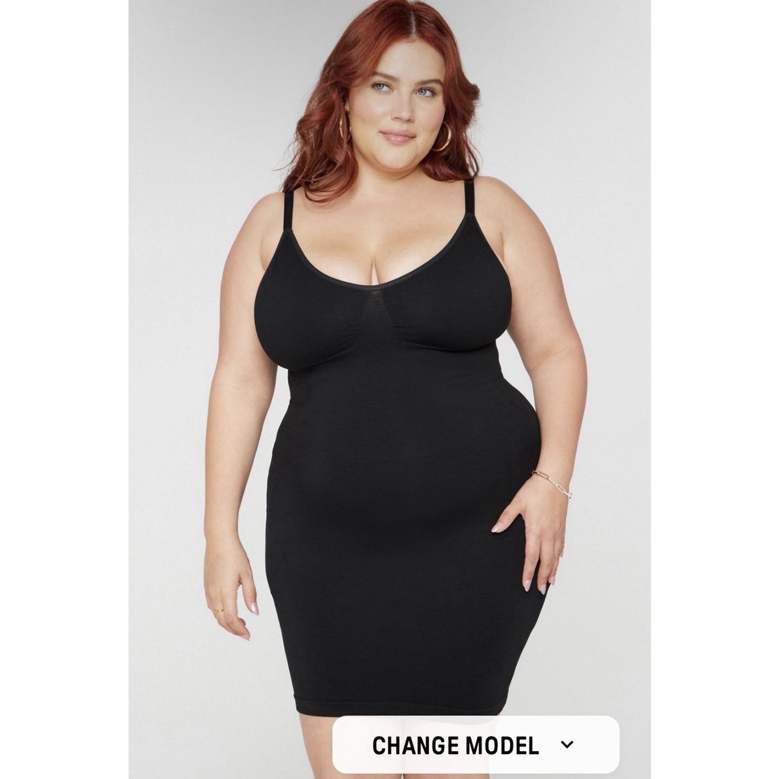 Fabletics Fabletics Smooth As Hell Black Shaping Mini Dress Size 1XL Size XL / US 12-14 / IT 48-50 - 1 Thumbnail