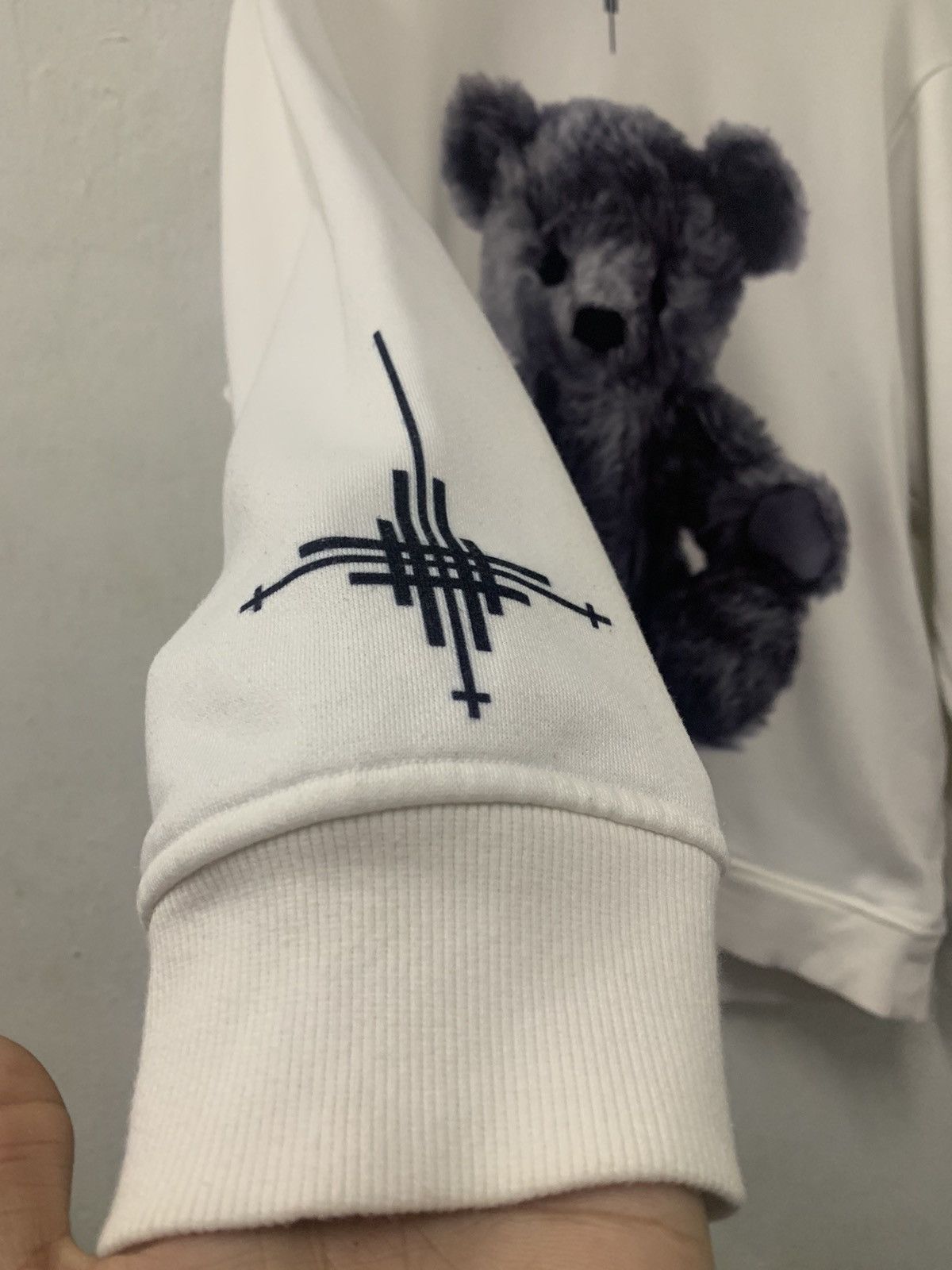 Japanese Brand TRAVAS Teddy Bear Oversize Hoodie Size ONE SIZE - 3 Thumbnail