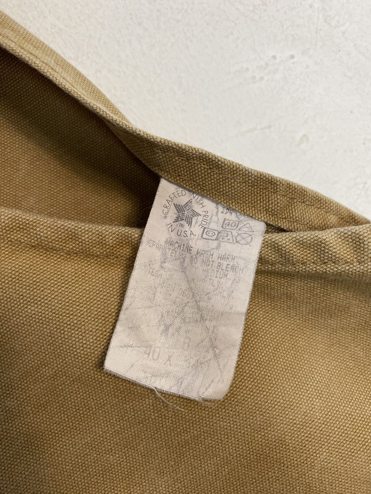 Carhartt 90s Carhartt Double Knee Duck Canvas Bib Overall Workwear Size US 40 / EU 56 - 7 Thumbnail