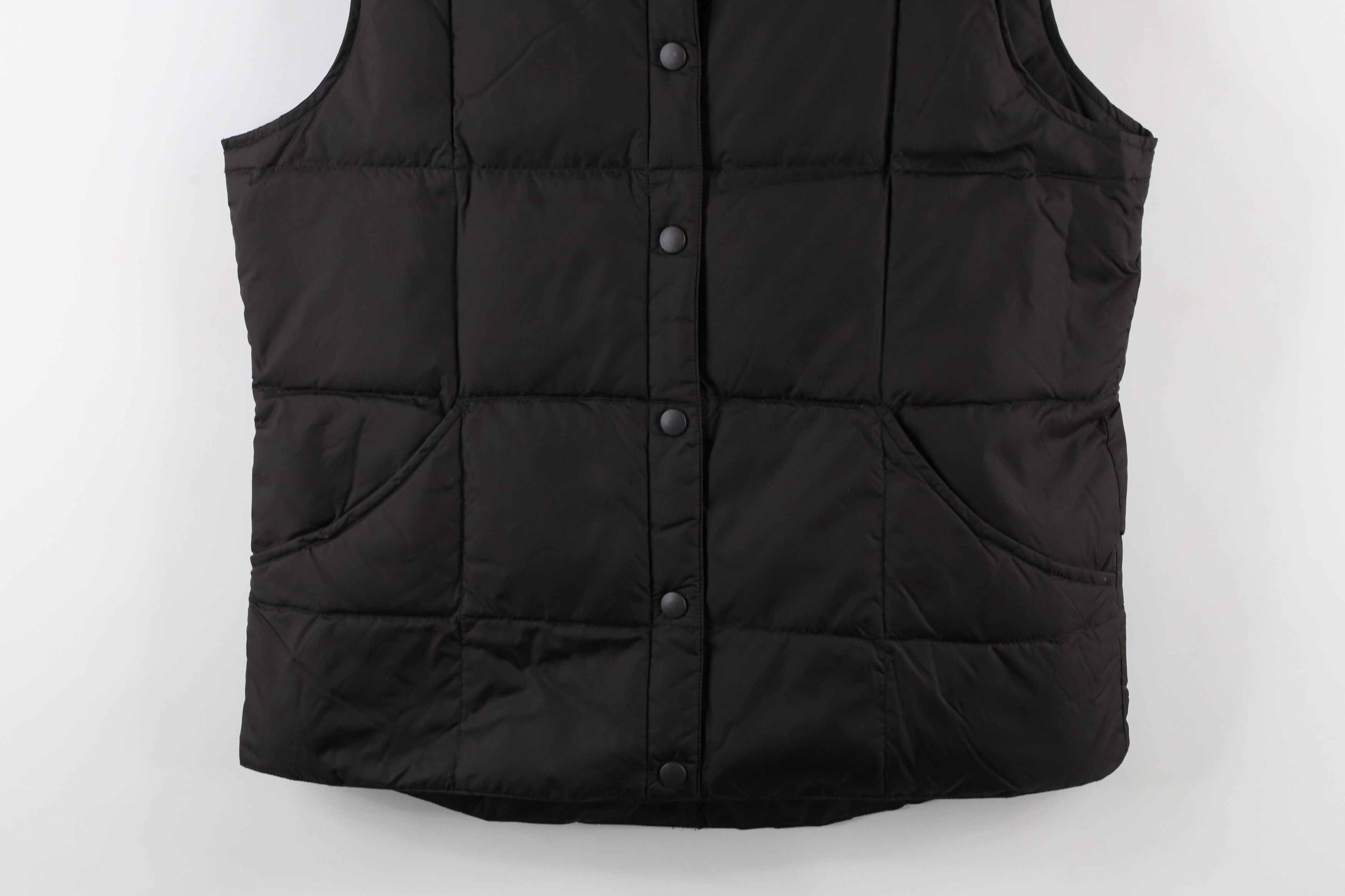 Lands' End × Vintage Vintage Lands End Down Fill Puffer Vest Jacket Dark Brown Size S / US 4 / IT 40 - 3 Thumbnail