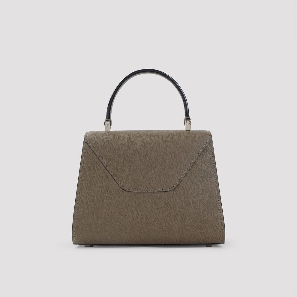 Valextra VALEXTRA Iside Mini Khaki Leather Top Handle Bag New/Authent Size ONE SIZE - 4 Thumbnail