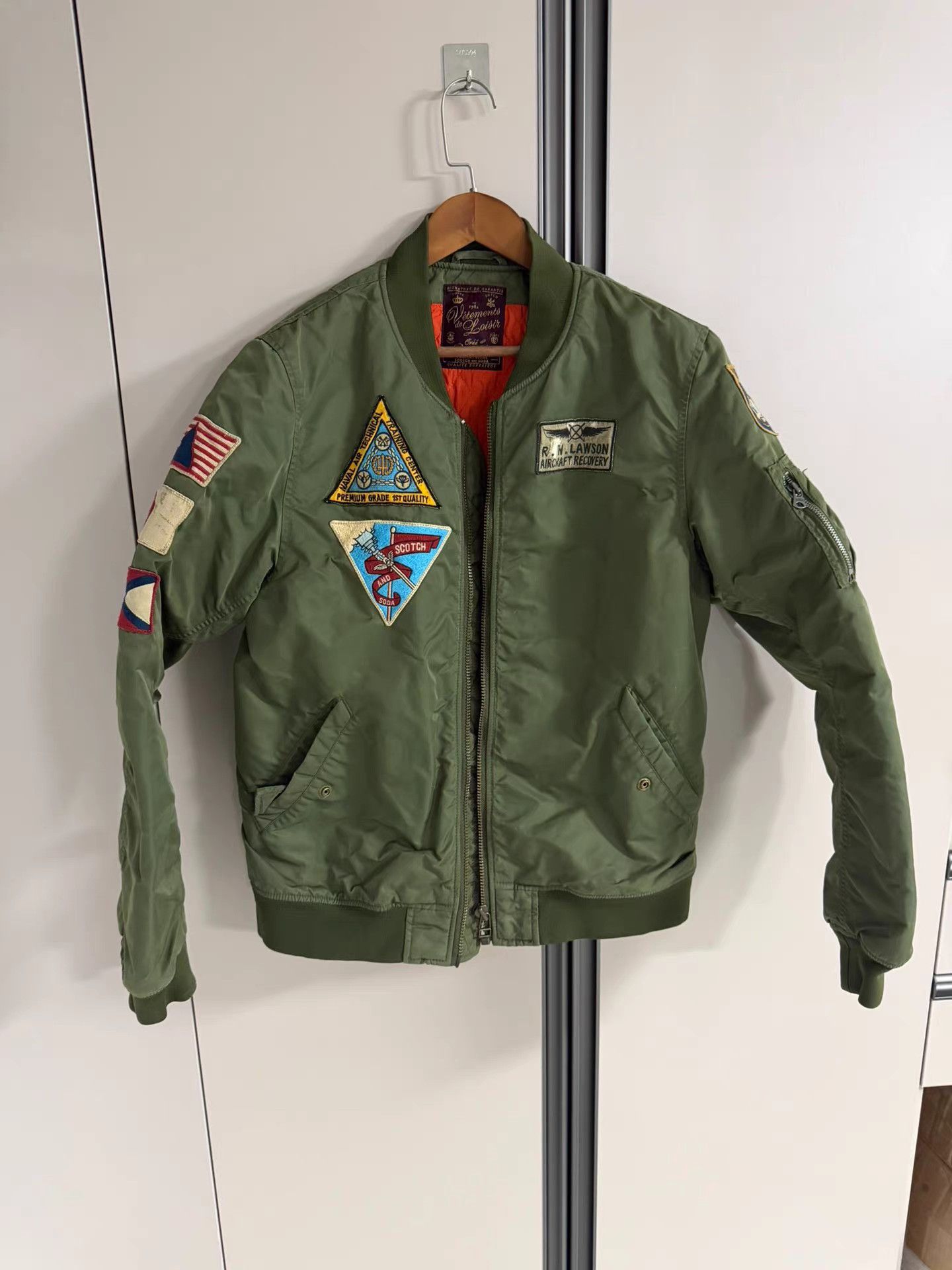 Scotch & Soda Scotch & Soda Bomber Jacket K18 Size US L / EU 52-54 / 3 - 1 Thumbnail