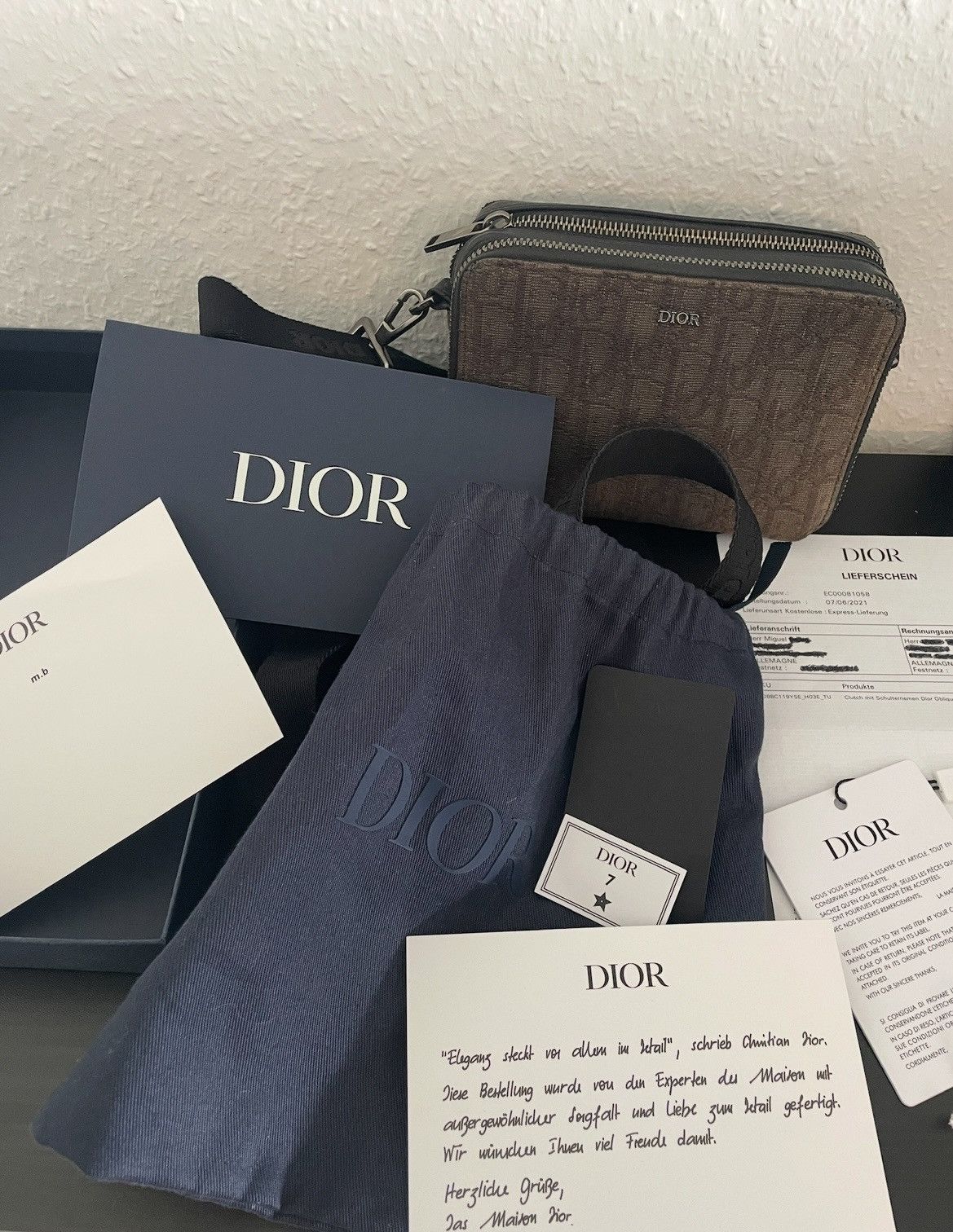 Dior Messenger Bag Black, Men's