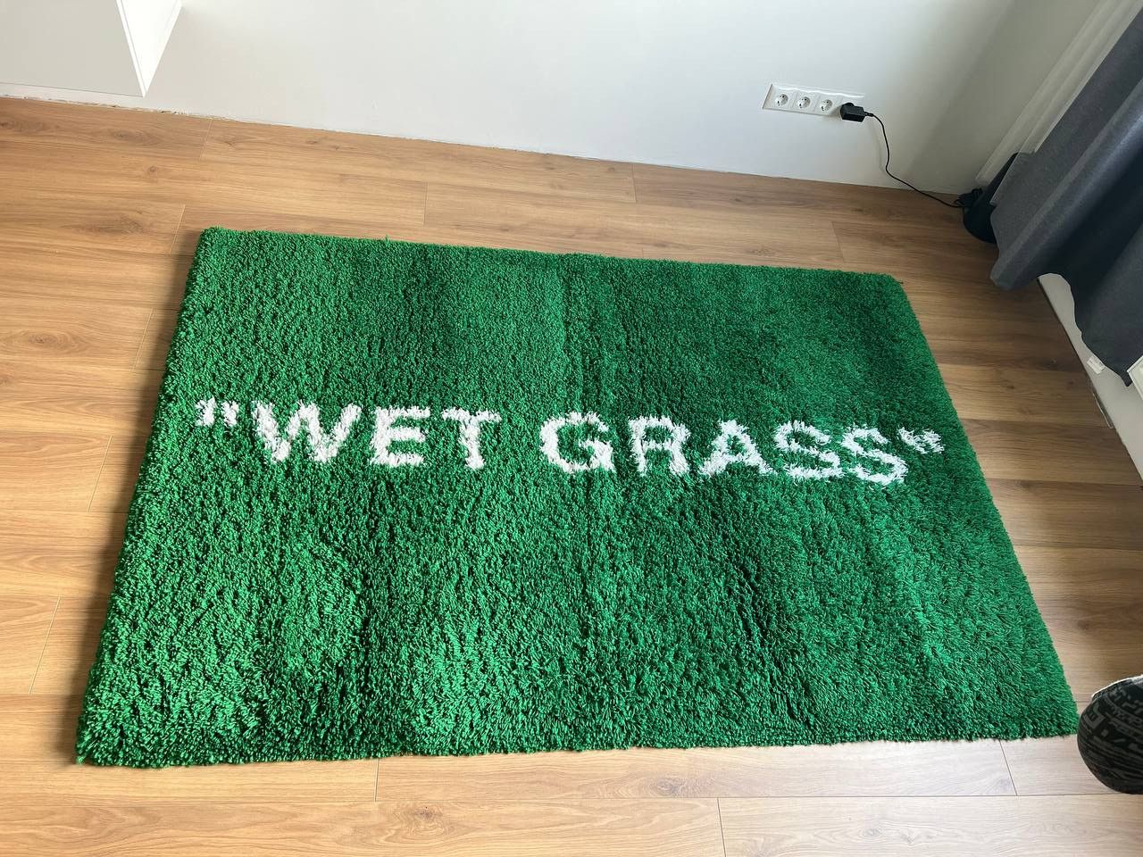 Virgil Abloh x IKEA MARKERAD WET GRASS" Rug carpet